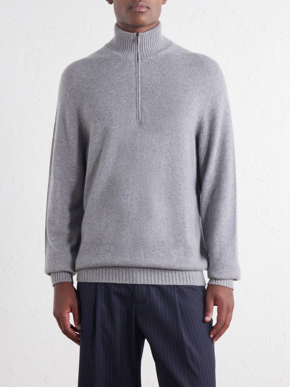 Cashmere Half-Zip Sweater