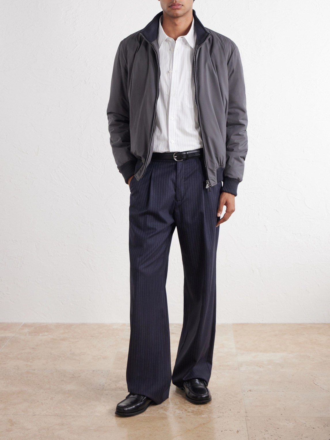 Nylon Bomber Jacket