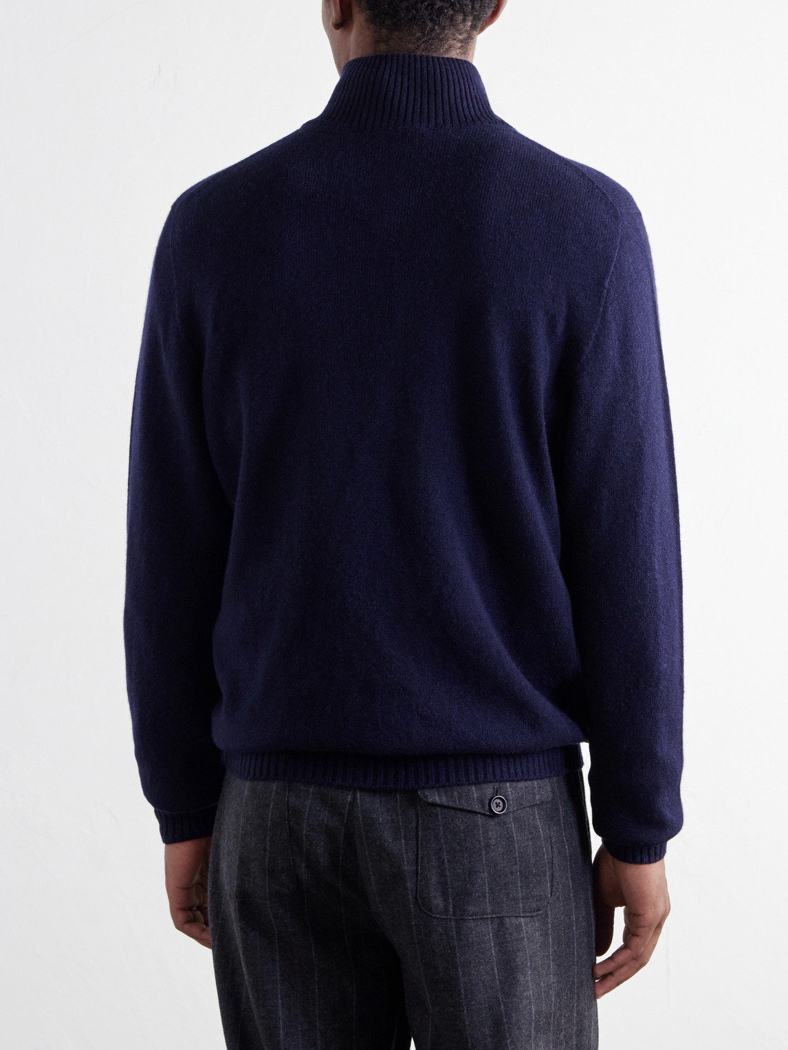 Cashmere Half-Zip Sweater