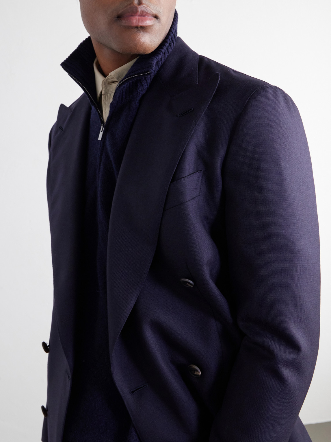 Cashmere Half-Zip Sweater