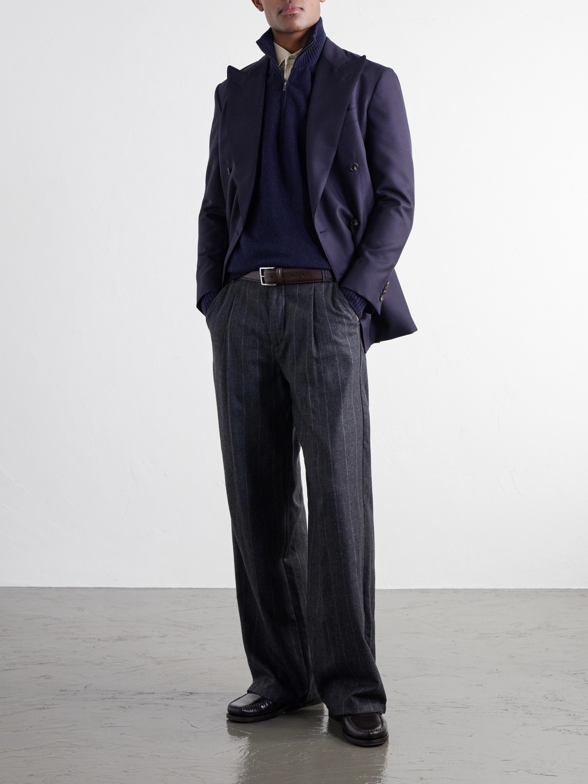 Cashmere Half-Zip Sweater