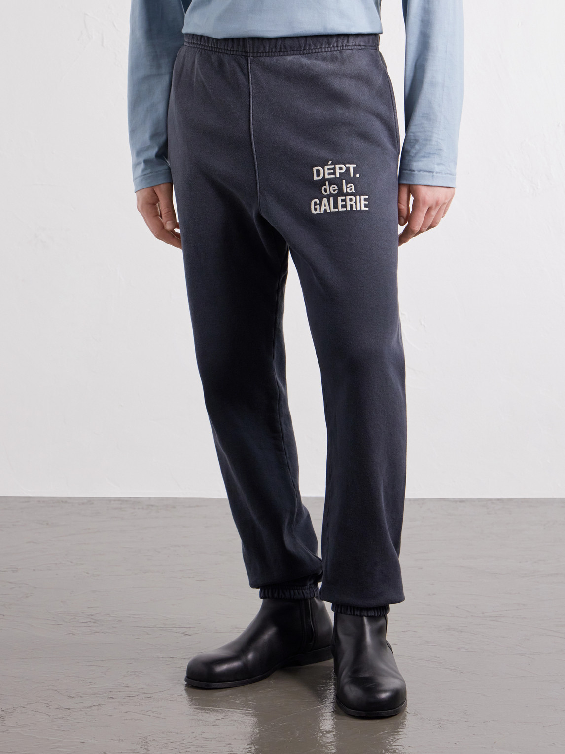 Gallery Dept. - Logo-Embroidered Straight-Leg Cotton-Jersey Sweatpants