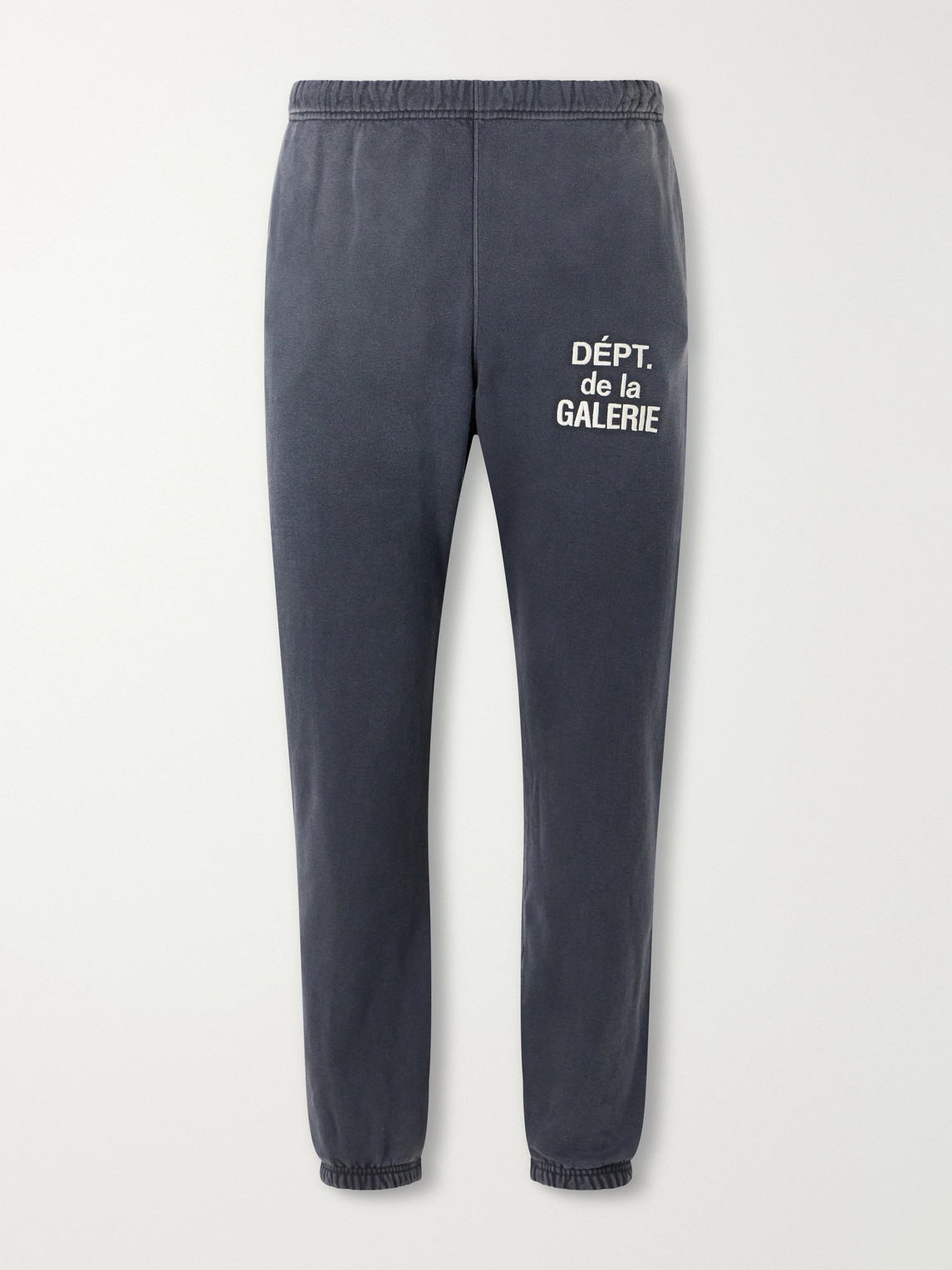 Gallery Dept. - Logo-Embroidered Straight-Leg Cotton-Jersey Sweatpants