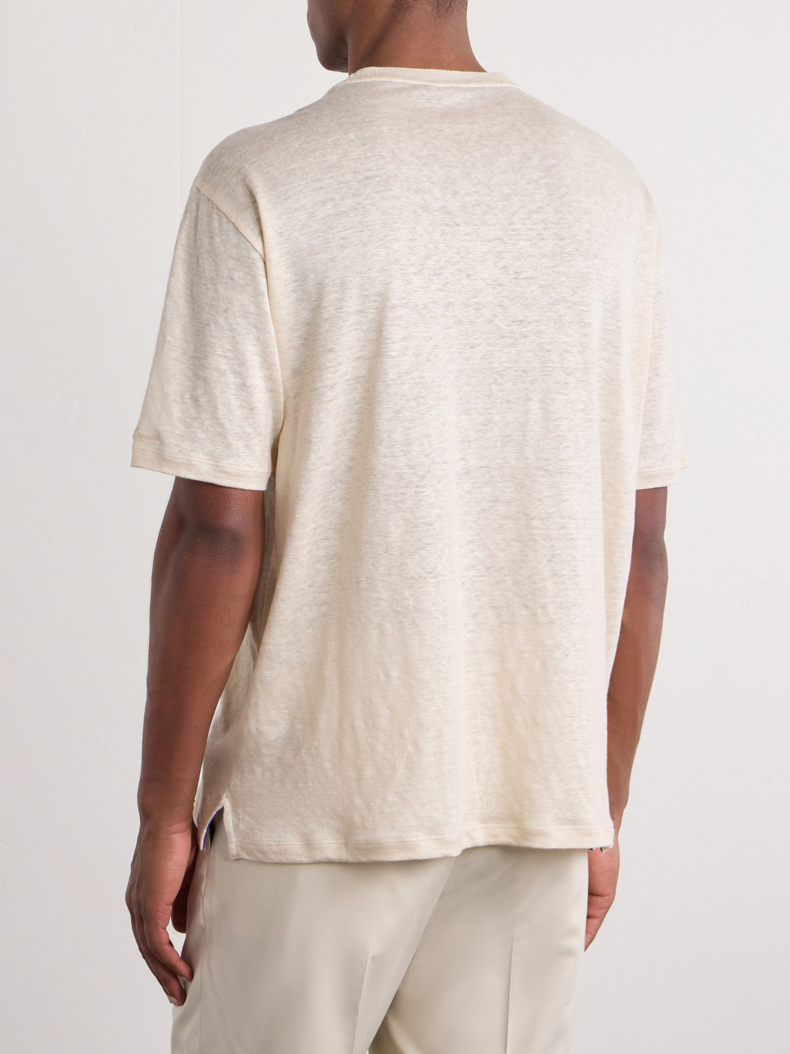 Purple Label - Linen-Jersey T-Shirt