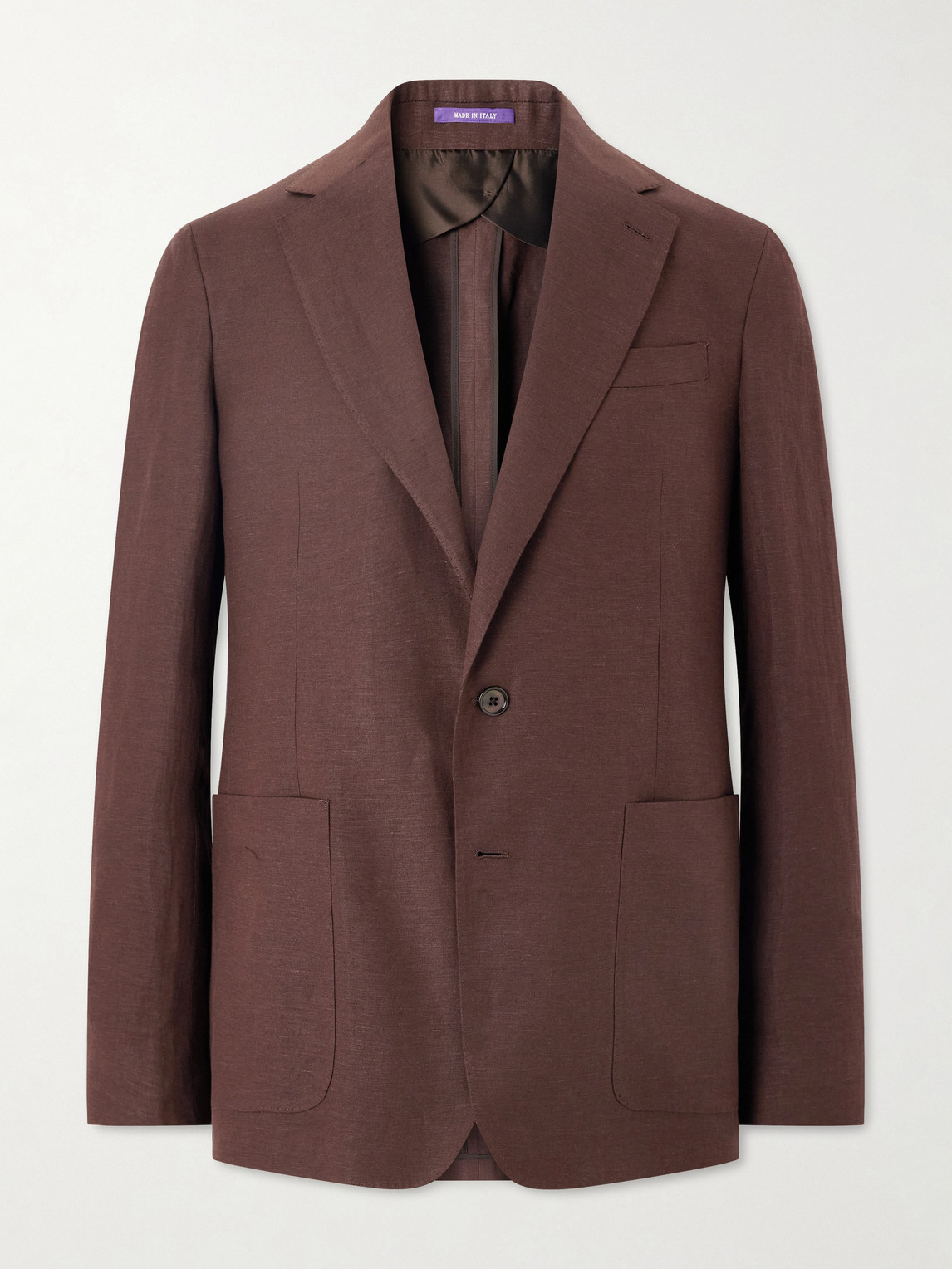 Ralph Lauren Purple Label Silk and Linen-Blend Suit Jacket UK/US 46