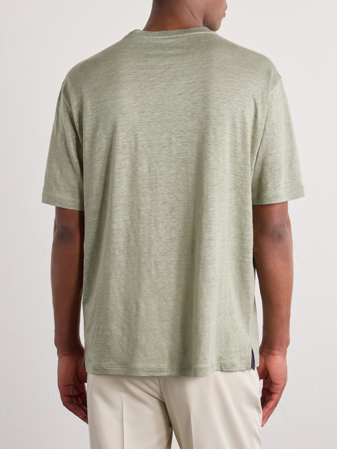 Purple Label - Linen-Jersey T-Shirt