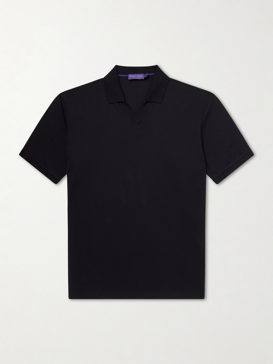Ralph Lauren Purple Label Cotton and Cashmere-Blend Piqué Polo Shirt - Men