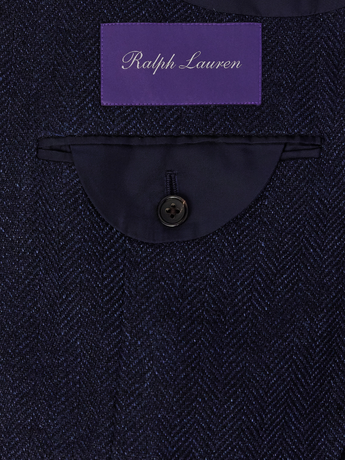 Purple Label - Herringbone Cotton, Silk And Linen-Blend Blazer