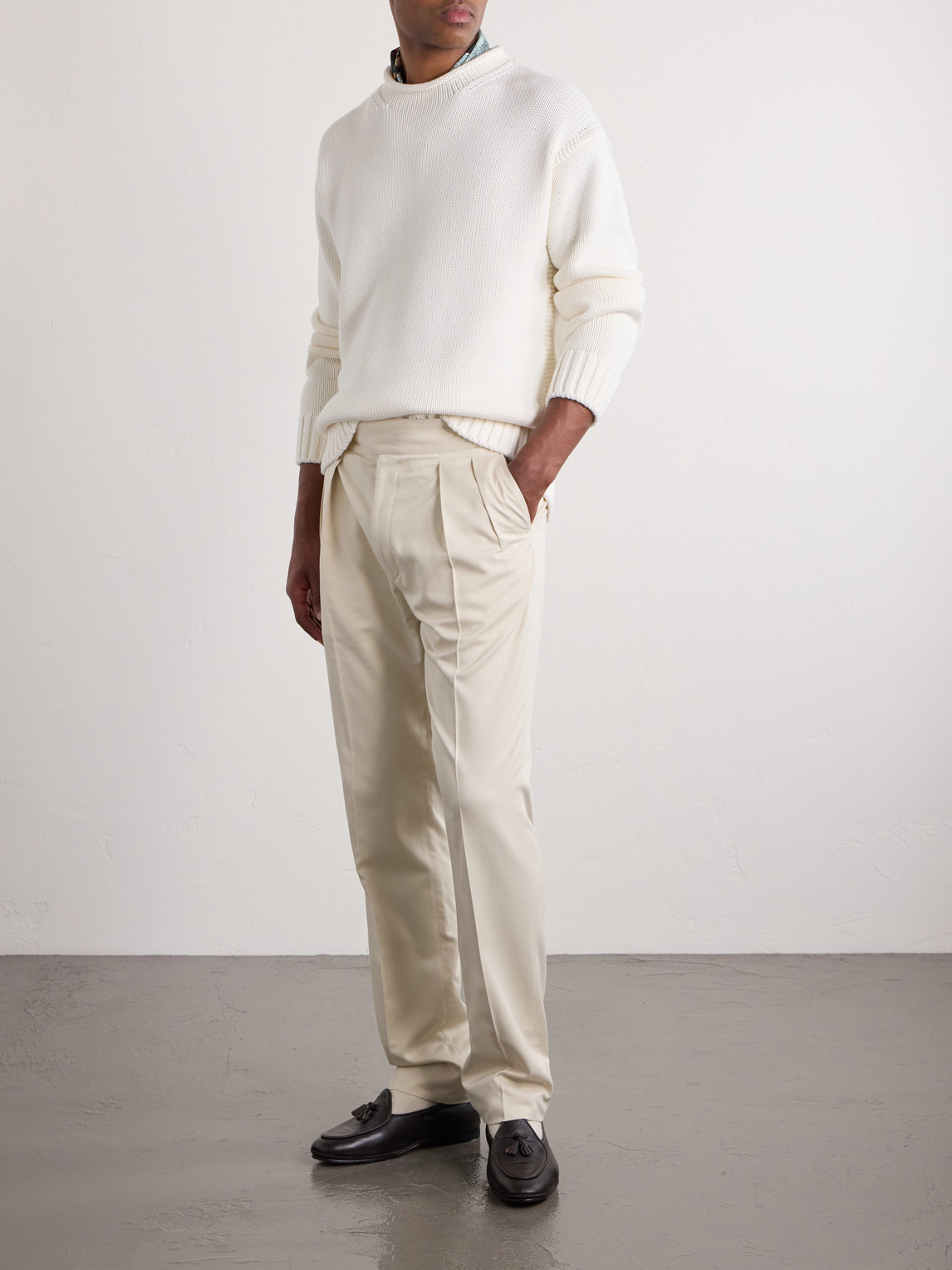 Purple Label - Knitted Cotton Sweater