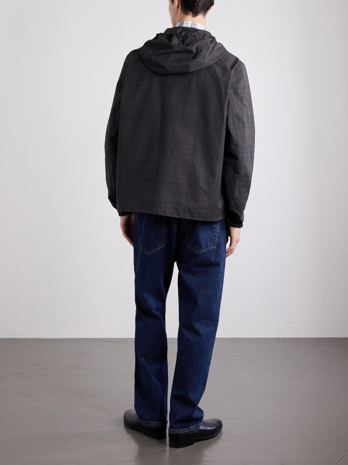 Newport Logo-Appliquéd Checked Cotton Jacket