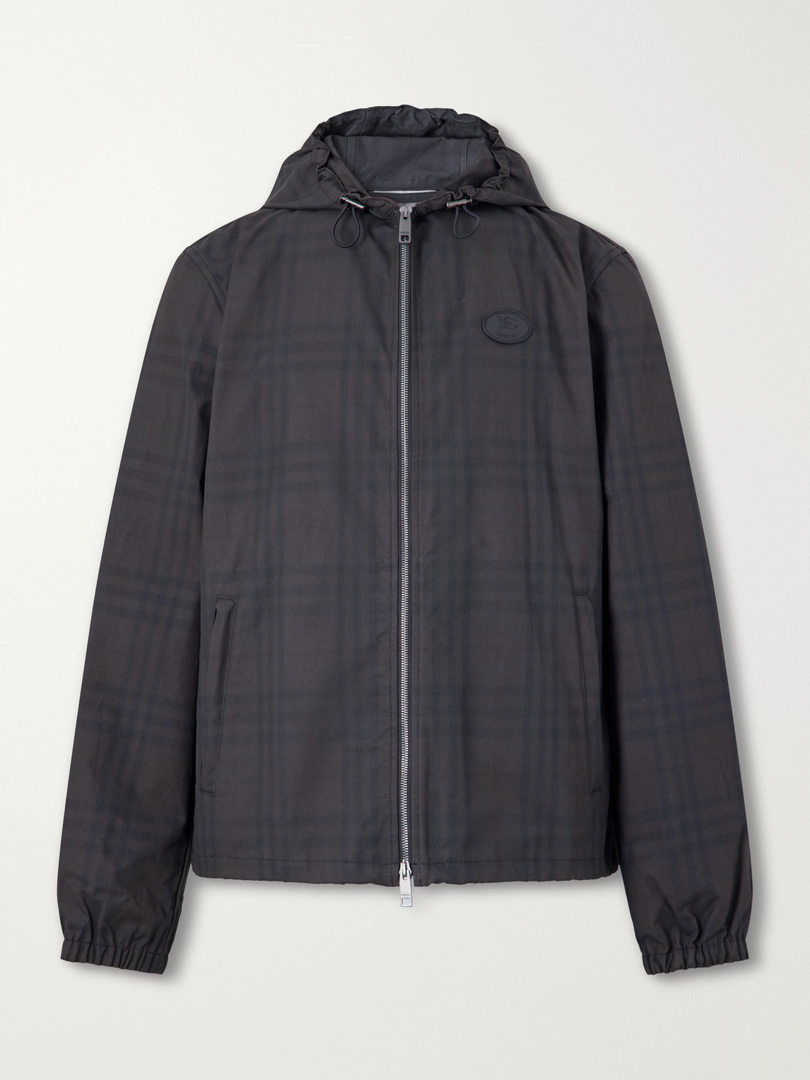 Newport Logo-Appliquéd Checked Cotton Jacket