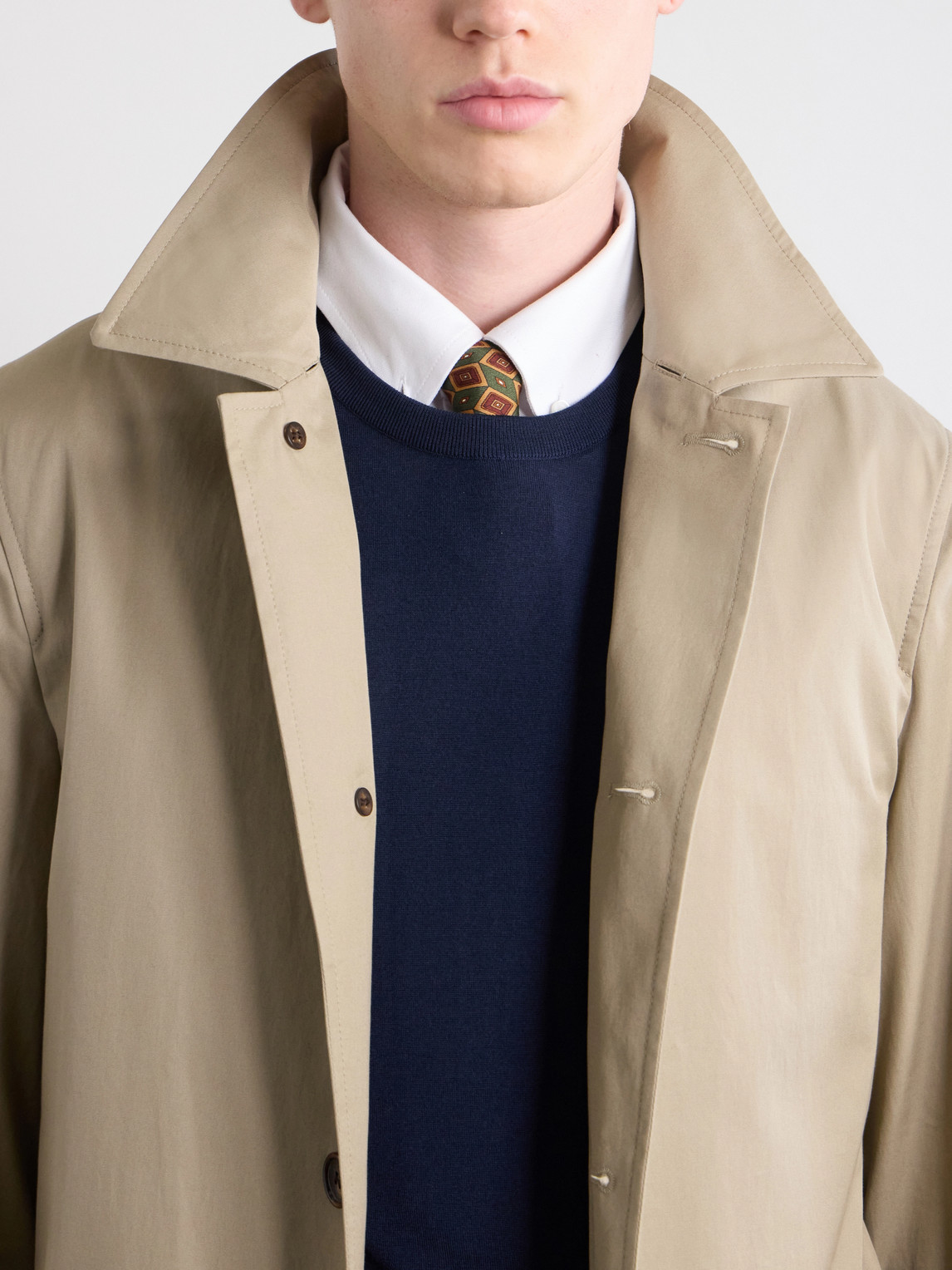 Cotton-Gabardine Trench Coat