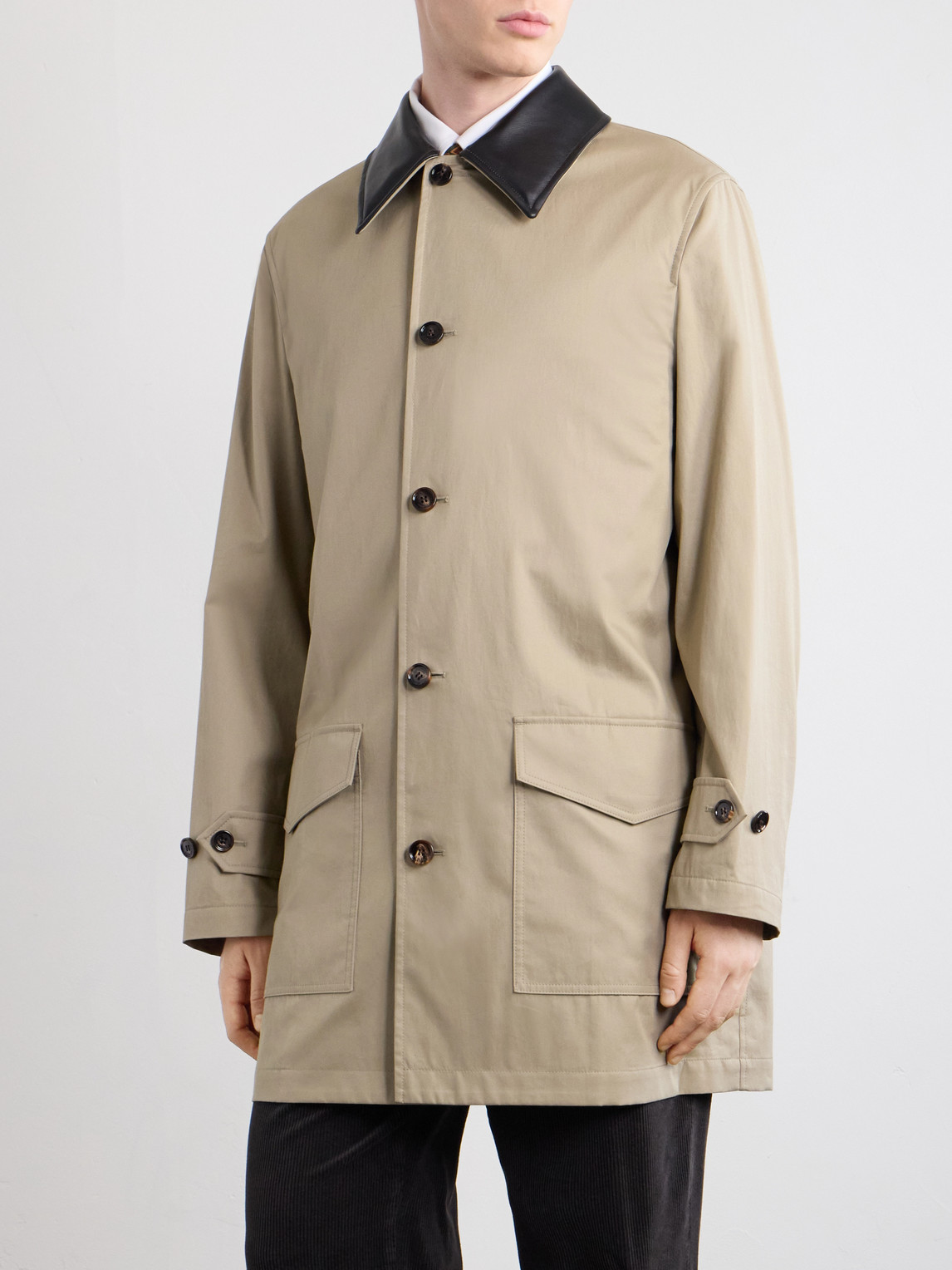 Cotton-Gabardine Trench Coat