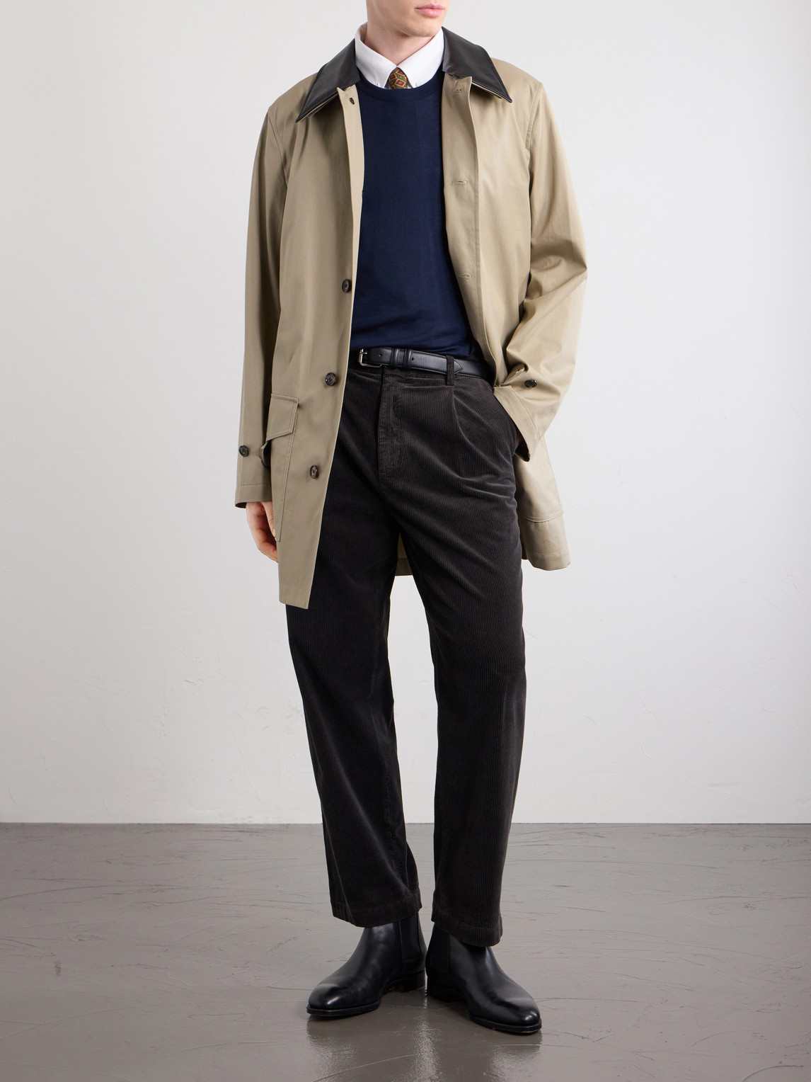 Cotton-Gabardine Trench Coat