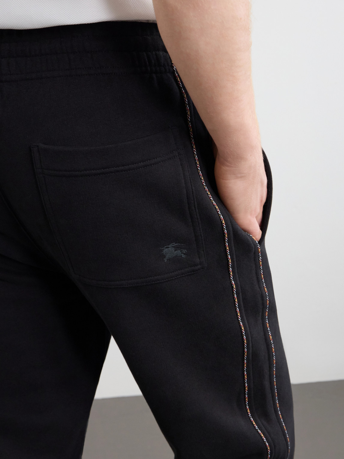 Tapered Checked Cotton-Jersey Sweatpants