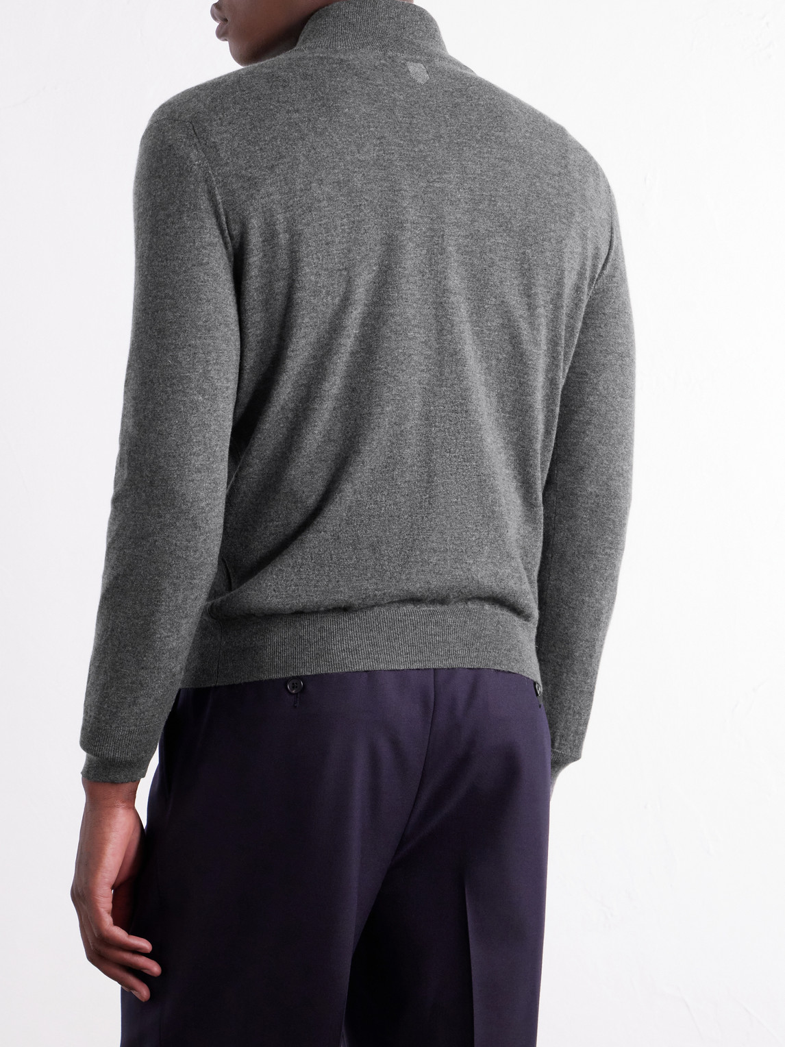 Cashmere Half-Zip Sweater