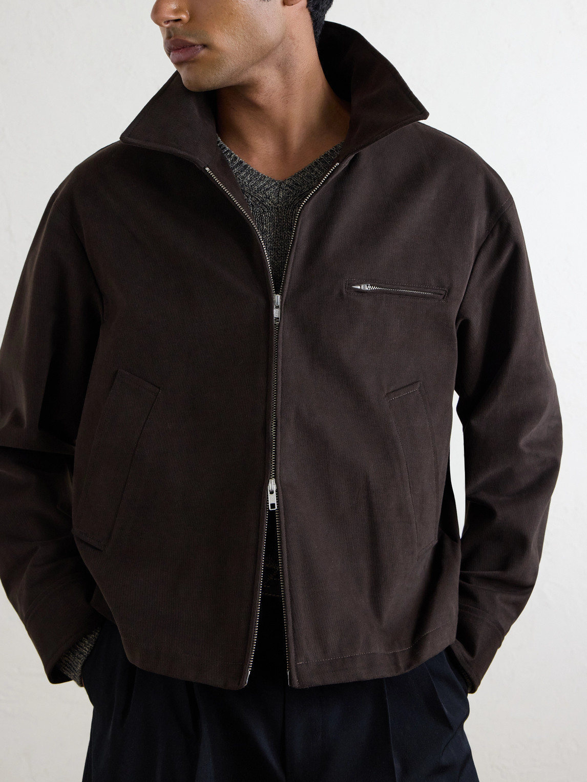 Postal Cotton-Velvet Jacket