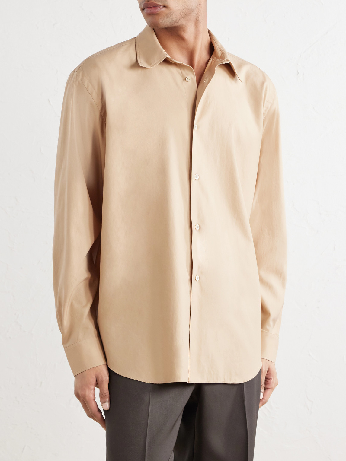 Finx Cotton-Poplin Shirt