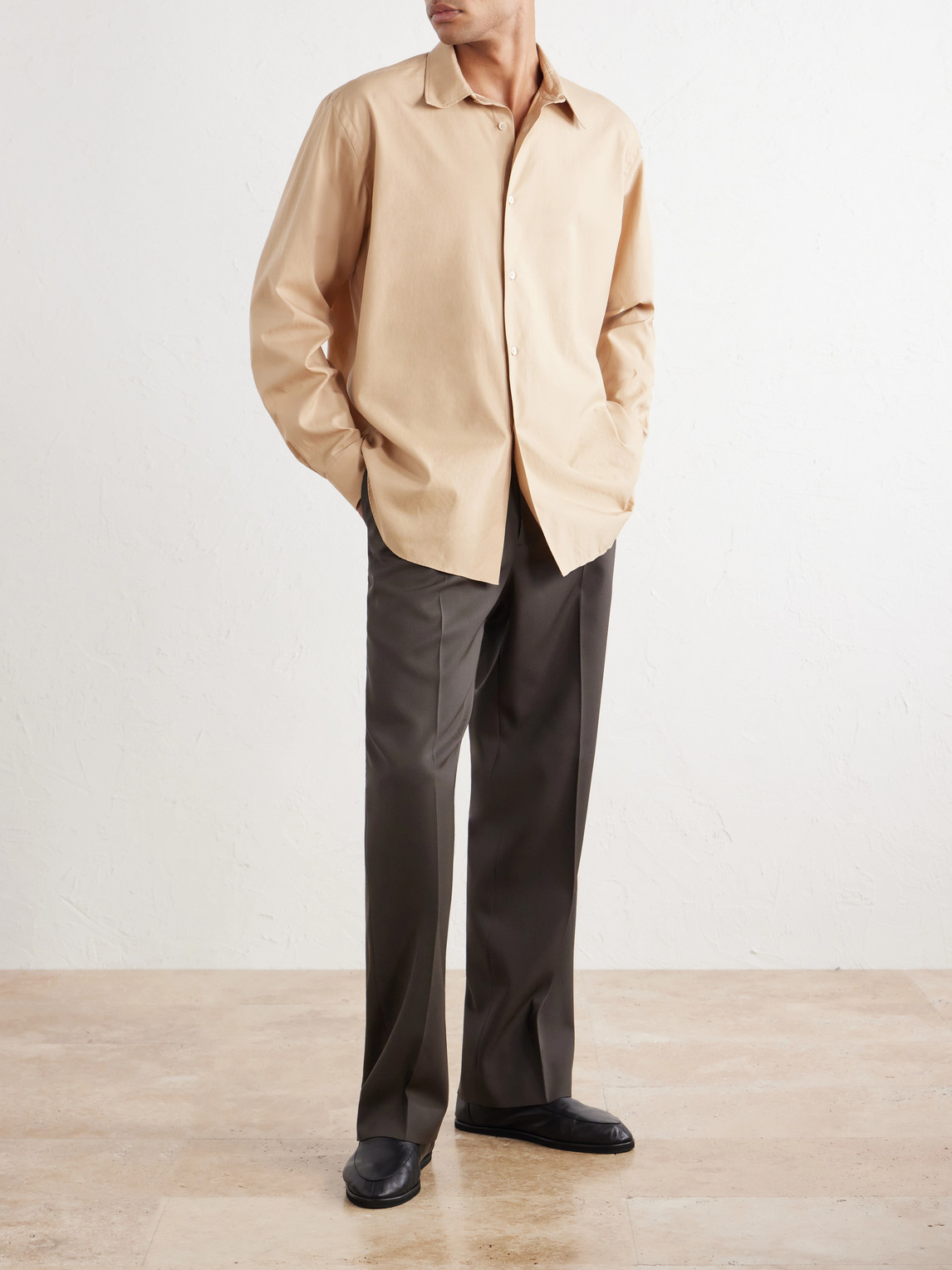 Finx Cotton-Poplin Shirt