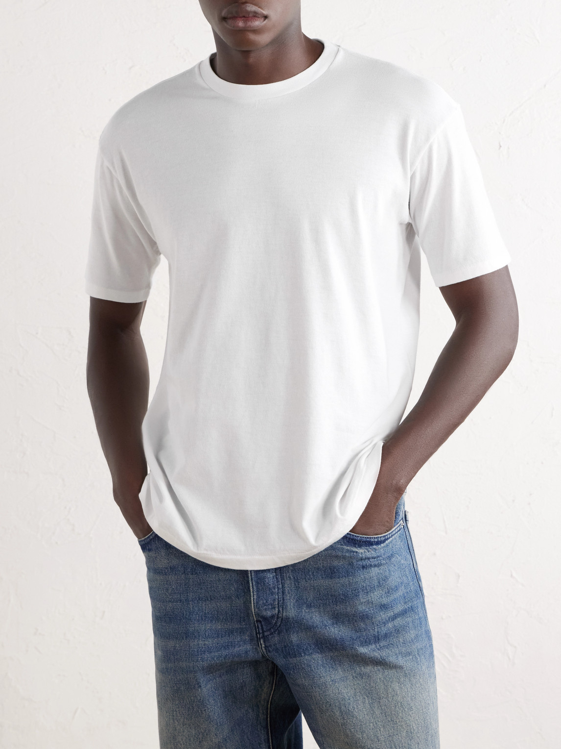 Seamless Cotton-Jersey T-Shirt