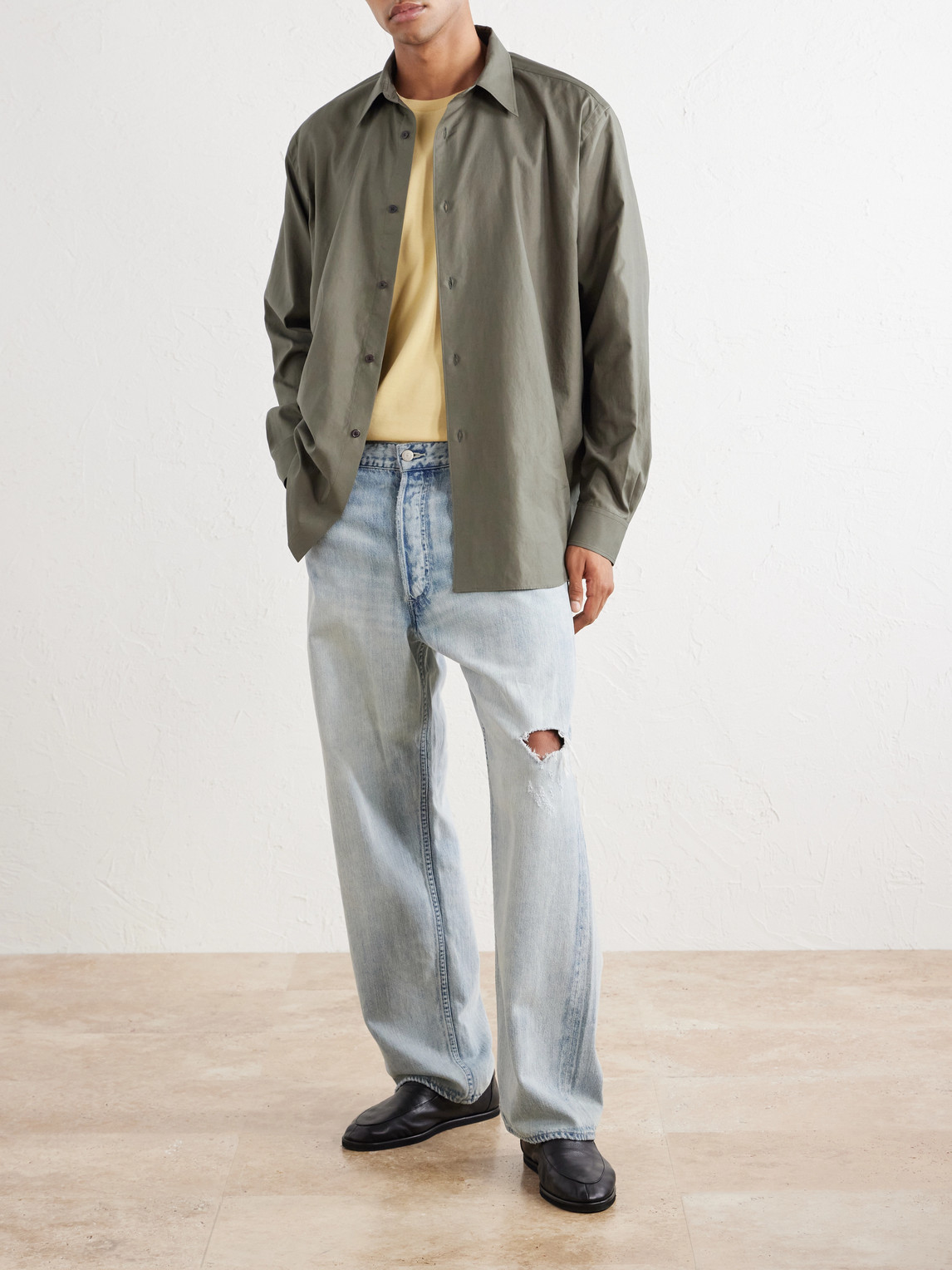 Finx Cotton-Poplin Shirt