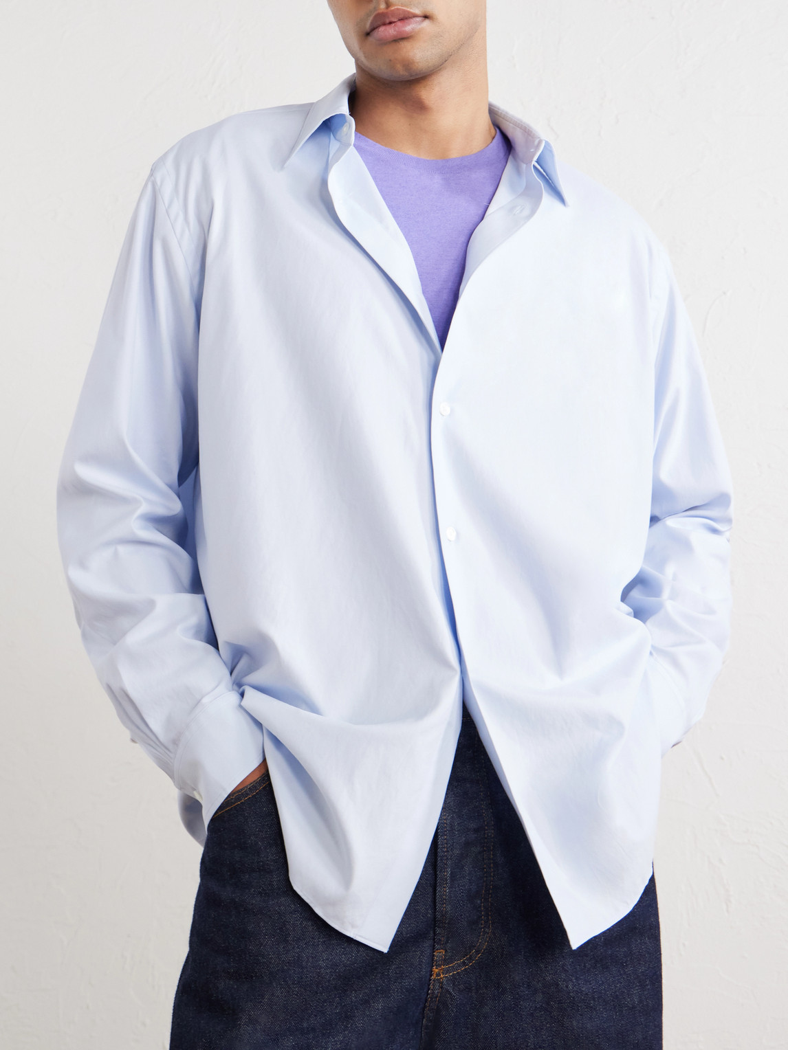 Finx Cotton-Poplin Shirt