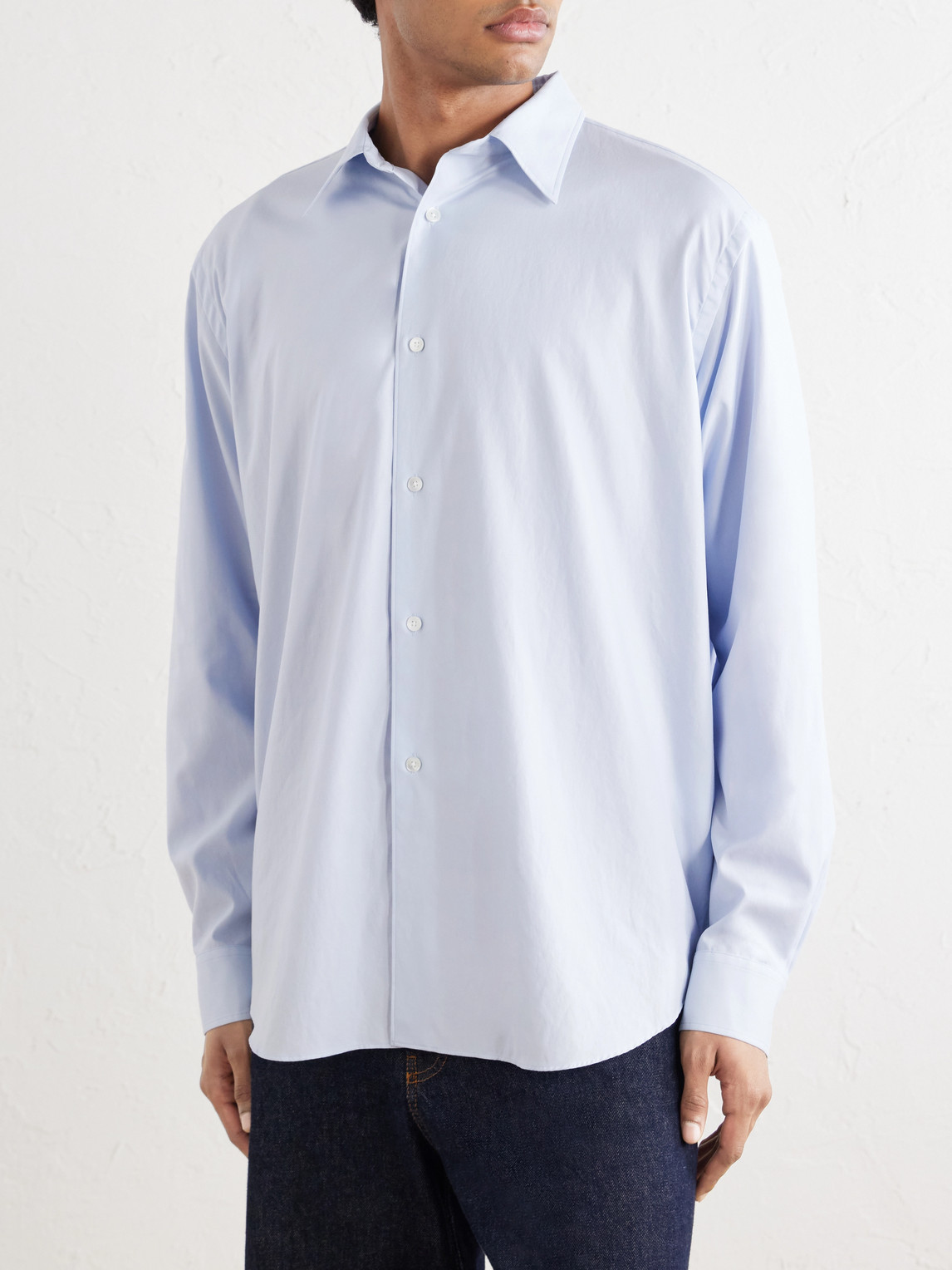 Finx Cotton-Poplin Shirt