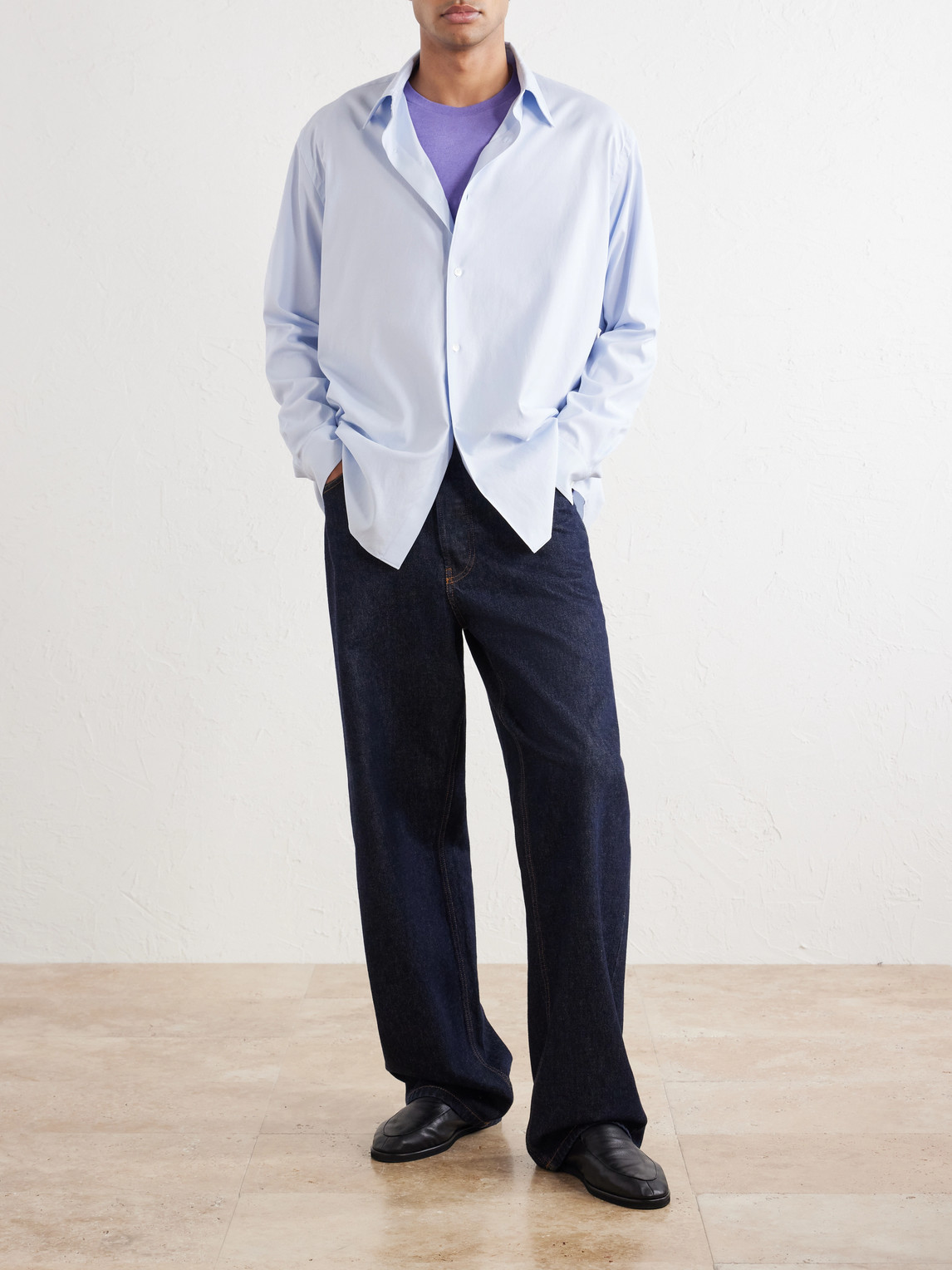 Finx Cotton-Poplin Shirt