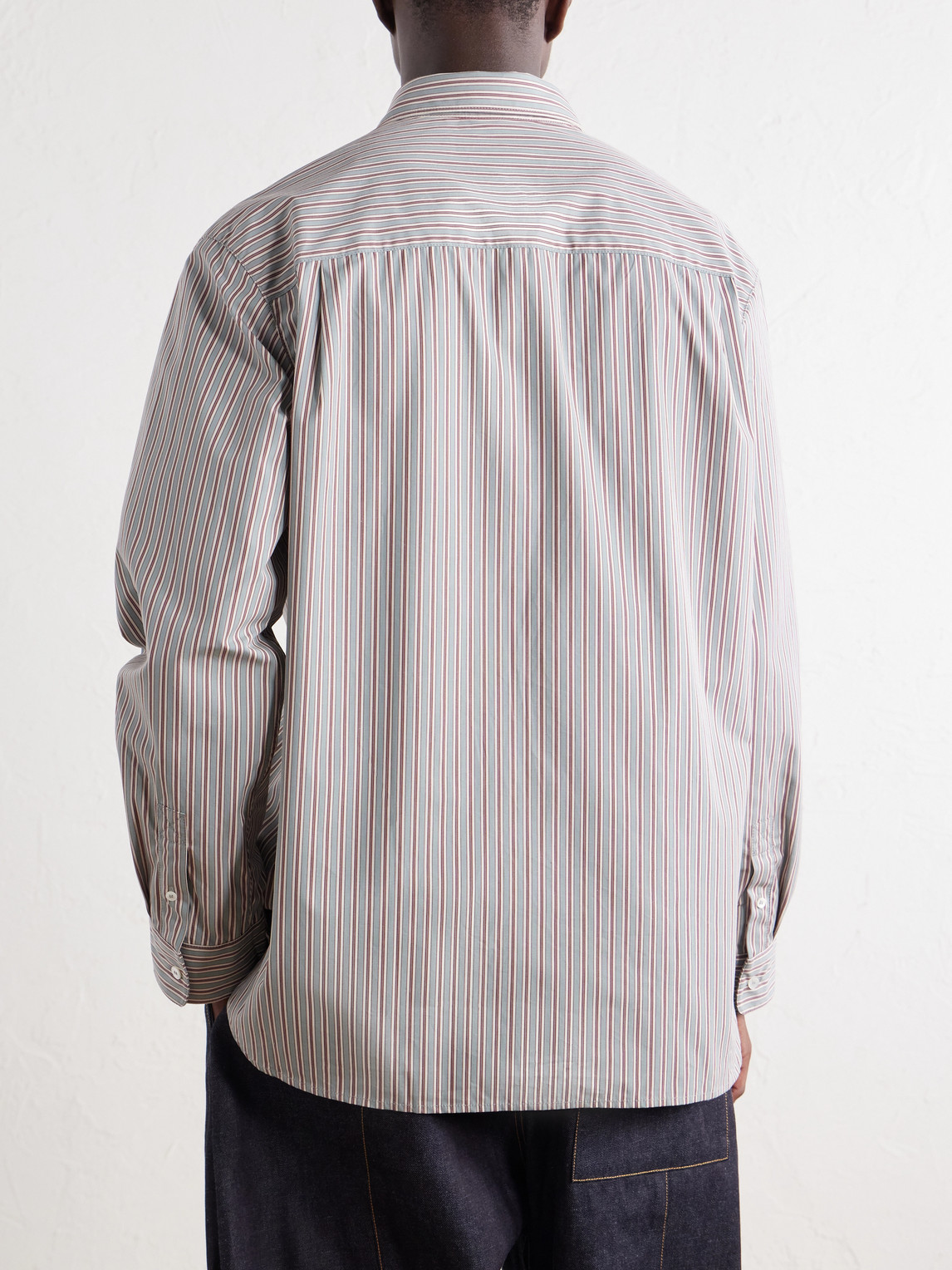 A.P.C. - Malo Striped Cotton-Poplin Shirt