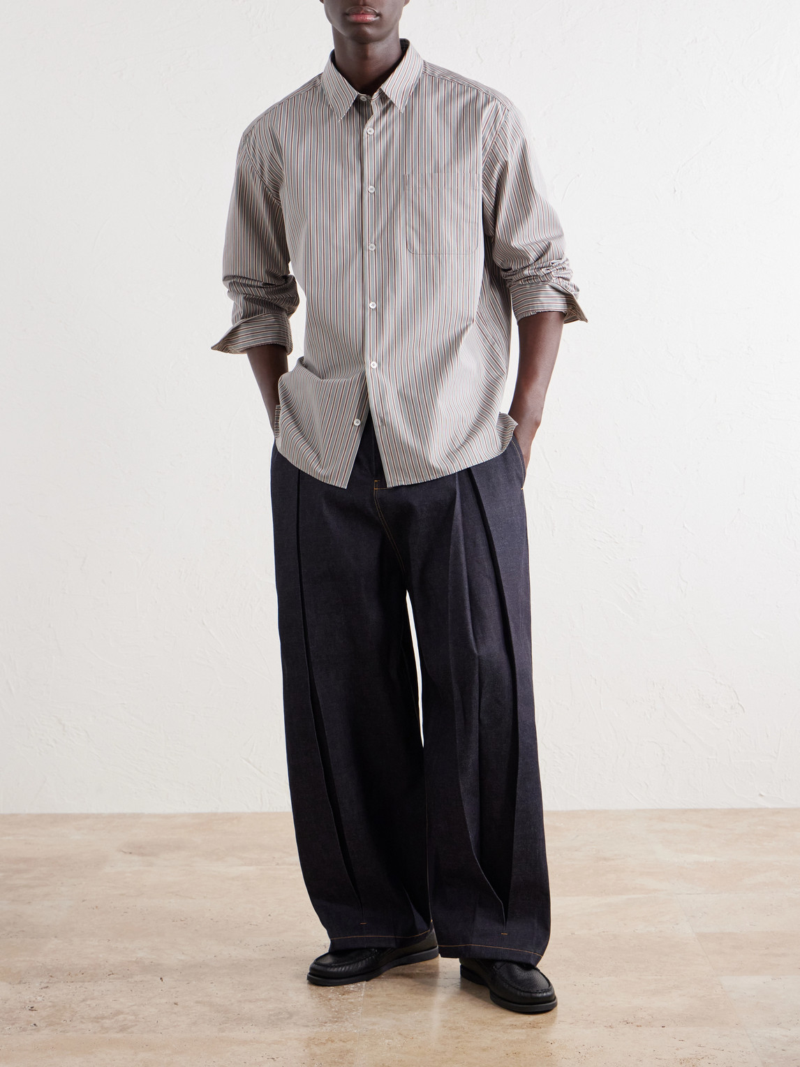 A.P.C. - Malo Striped Cotton-Poplin Shirt