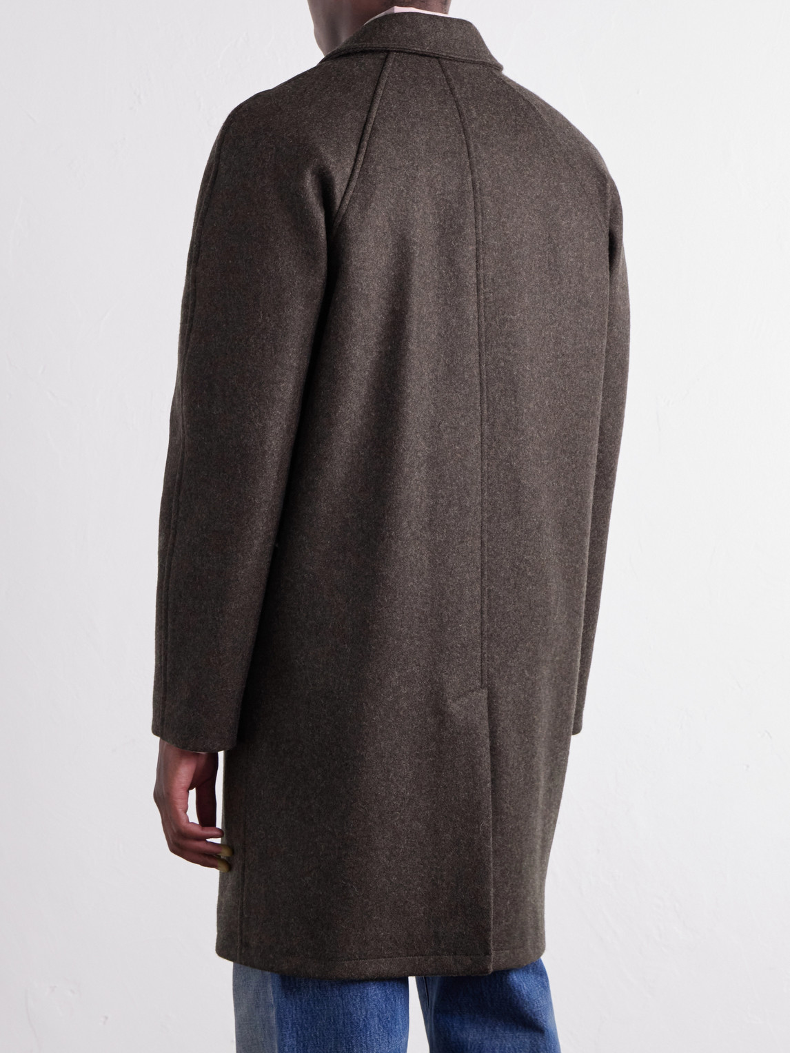 A.P.C. - Auster Brushed Wool-Blend Coat