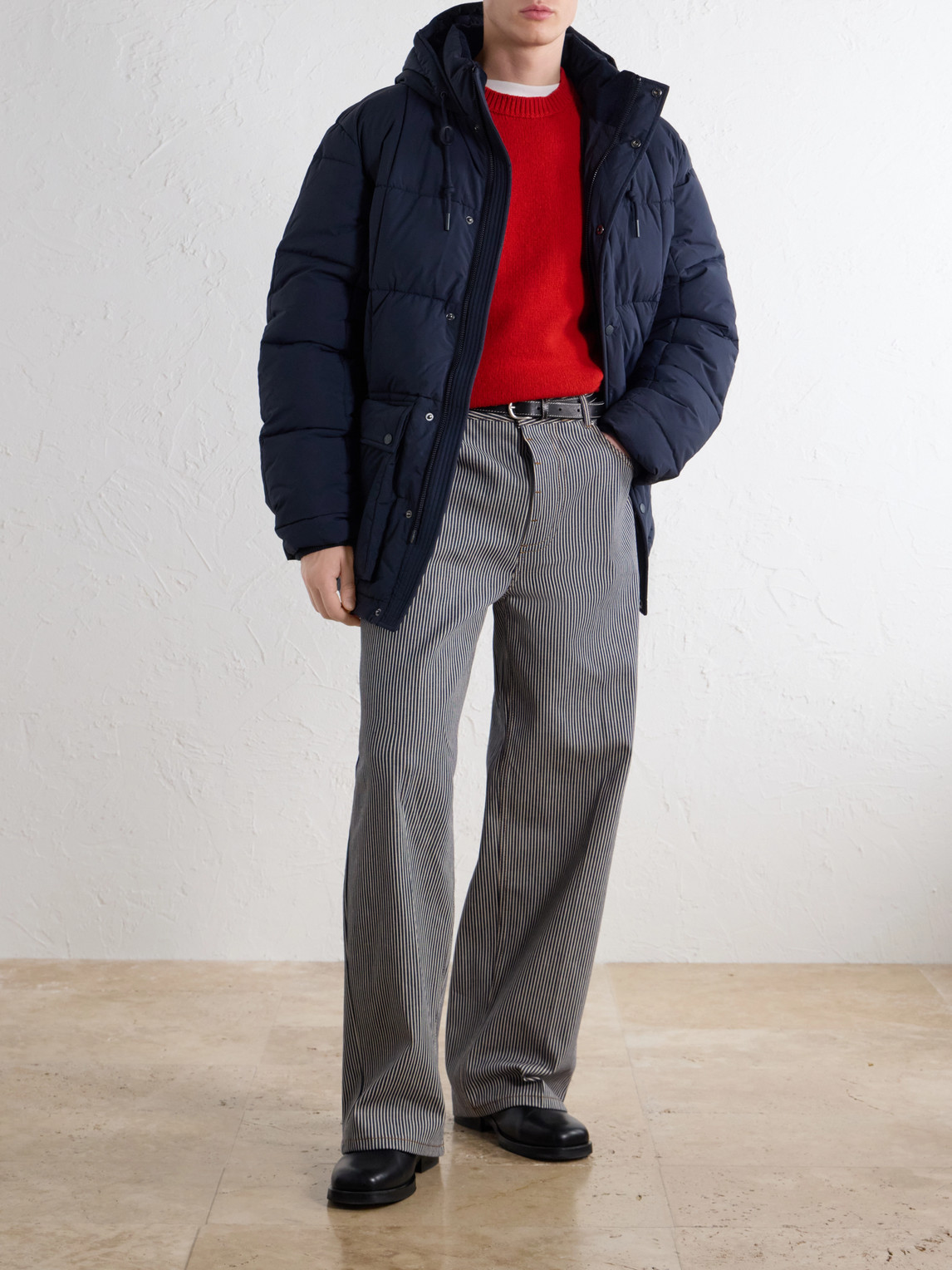 A.P.C. - Joshua Hooded Quilted Shell Down Jacket