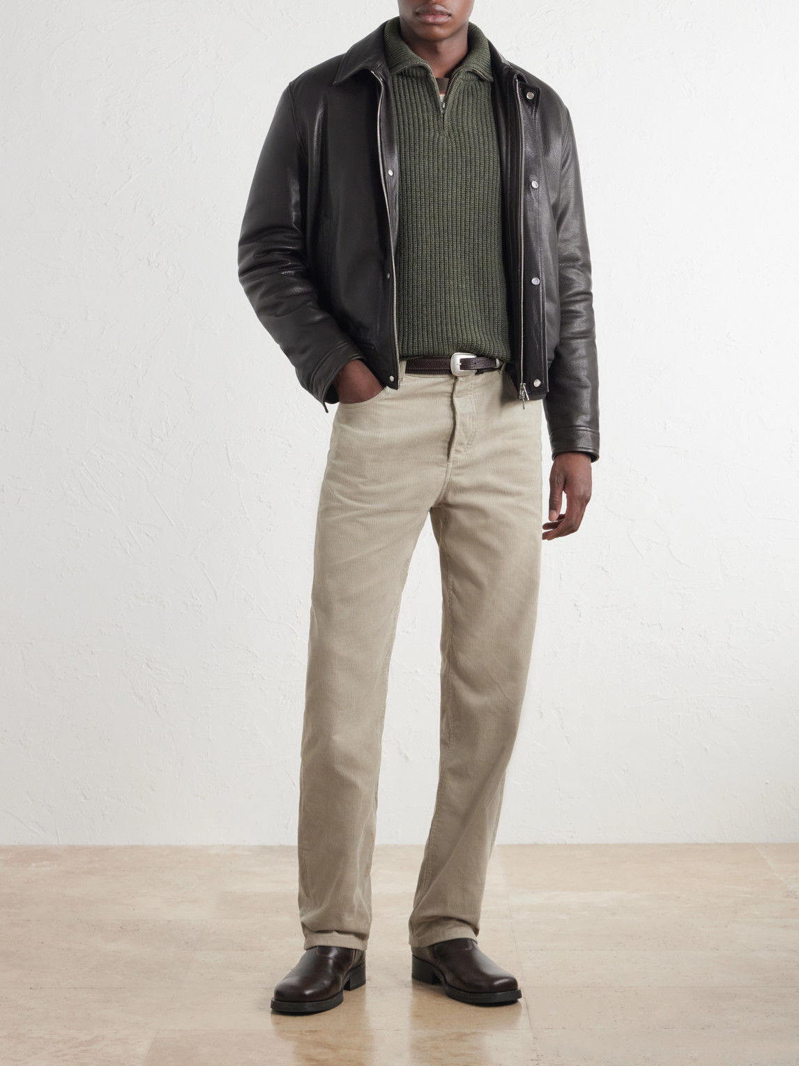 A.P.C. - Virgin Wool Half-Zip Sweater
