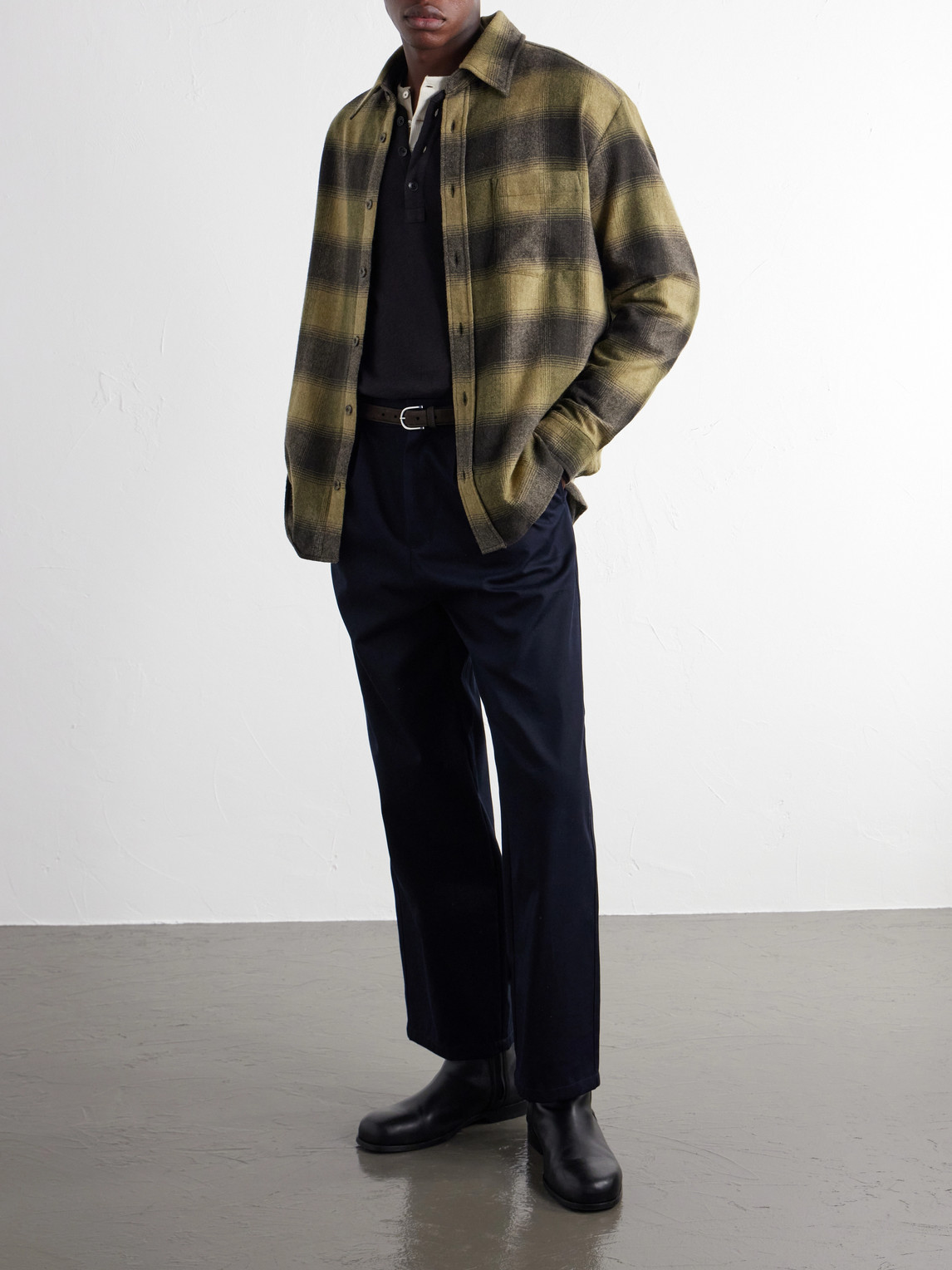 A.P.C. - Malaury Checked Wool-Blend Flannel Shirt