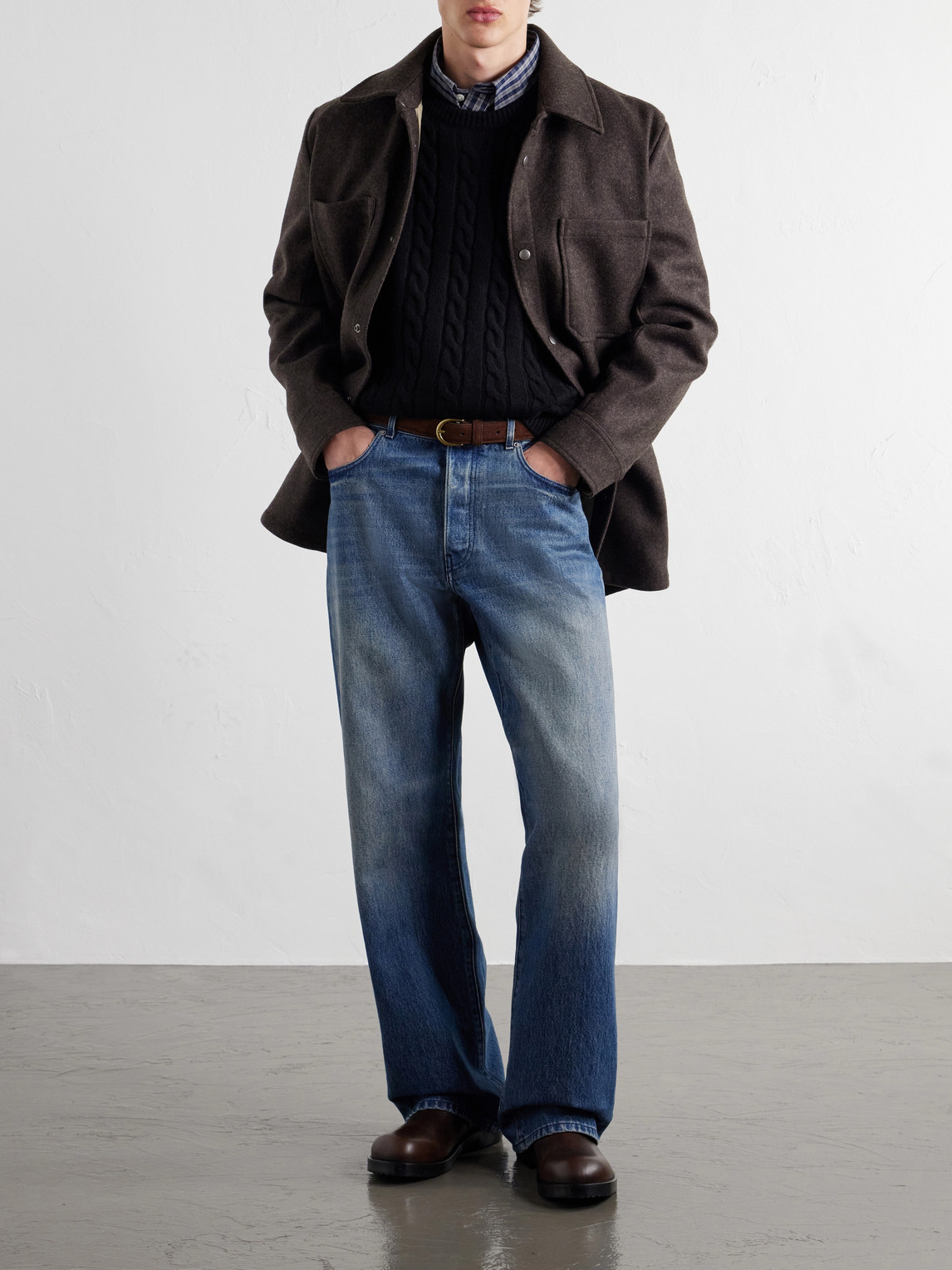 A.P.C. - Marcel Wool-Blend Felt Overshirt