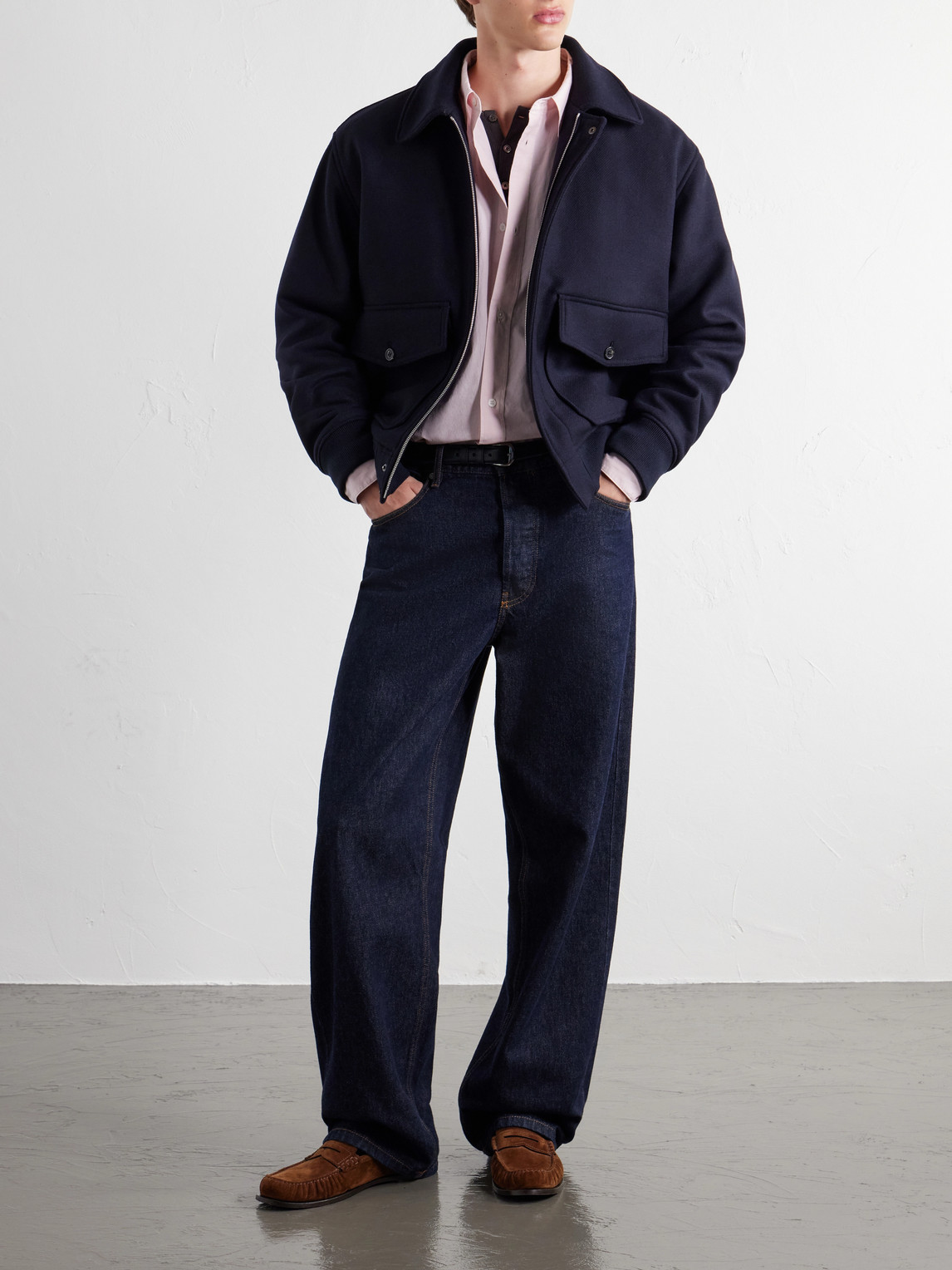 A.P.C. - Charlie Wool-Blend Twill Blouson Jacket