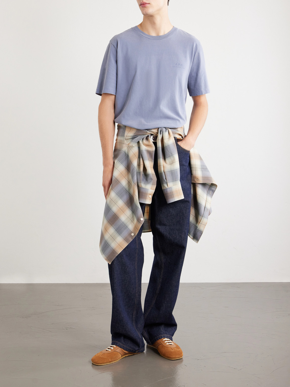 A.P.C. - Gabby Logo-Print Cotton Jersey T-Shirt