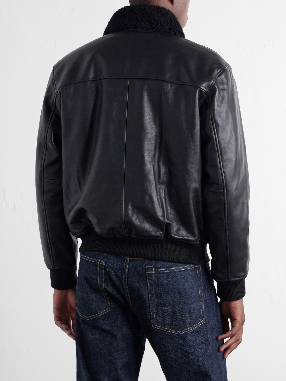 A.P.C. - Charles Wool-Fleece Leather