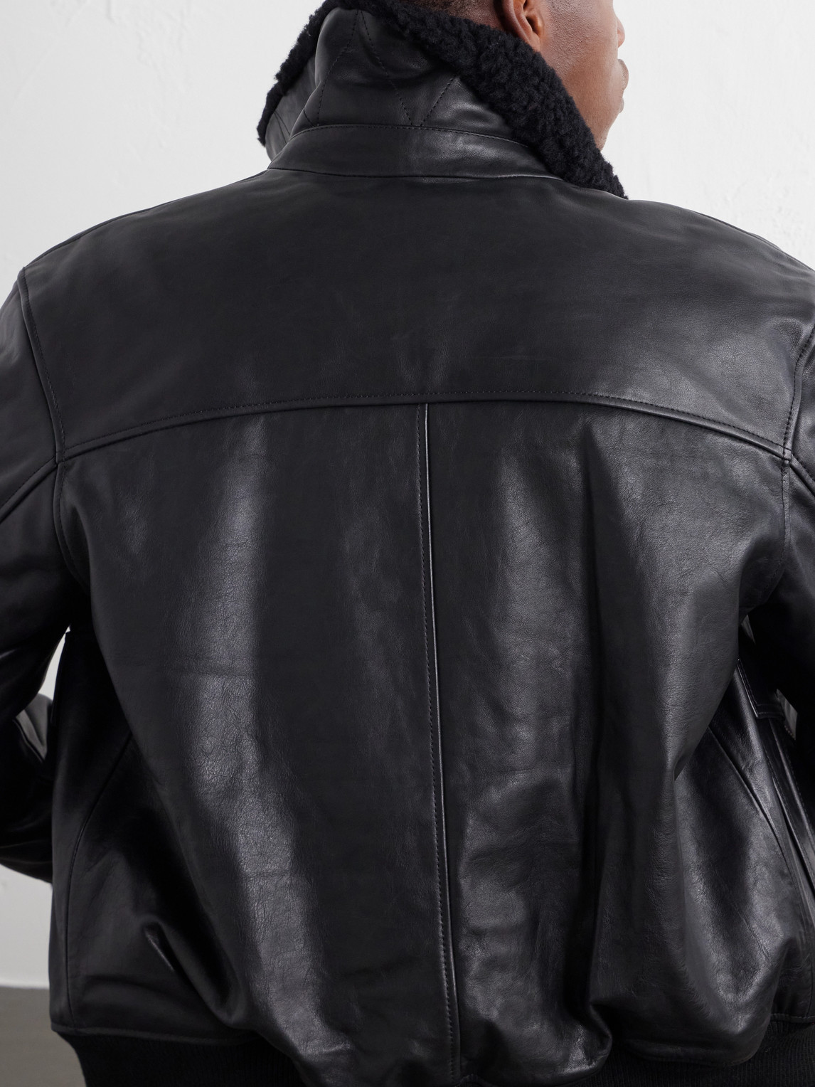 A.P.C. - Charles Wool-Fleece Leather