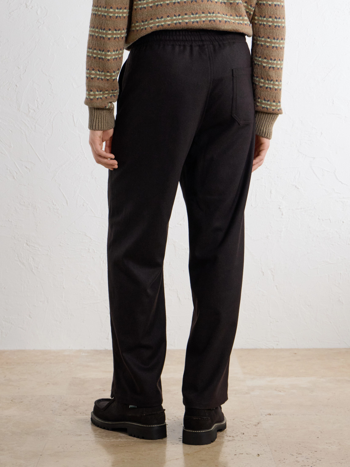 A.P.C. - Vincent Straight-Leg Wool-Blend Drawstring Trousers