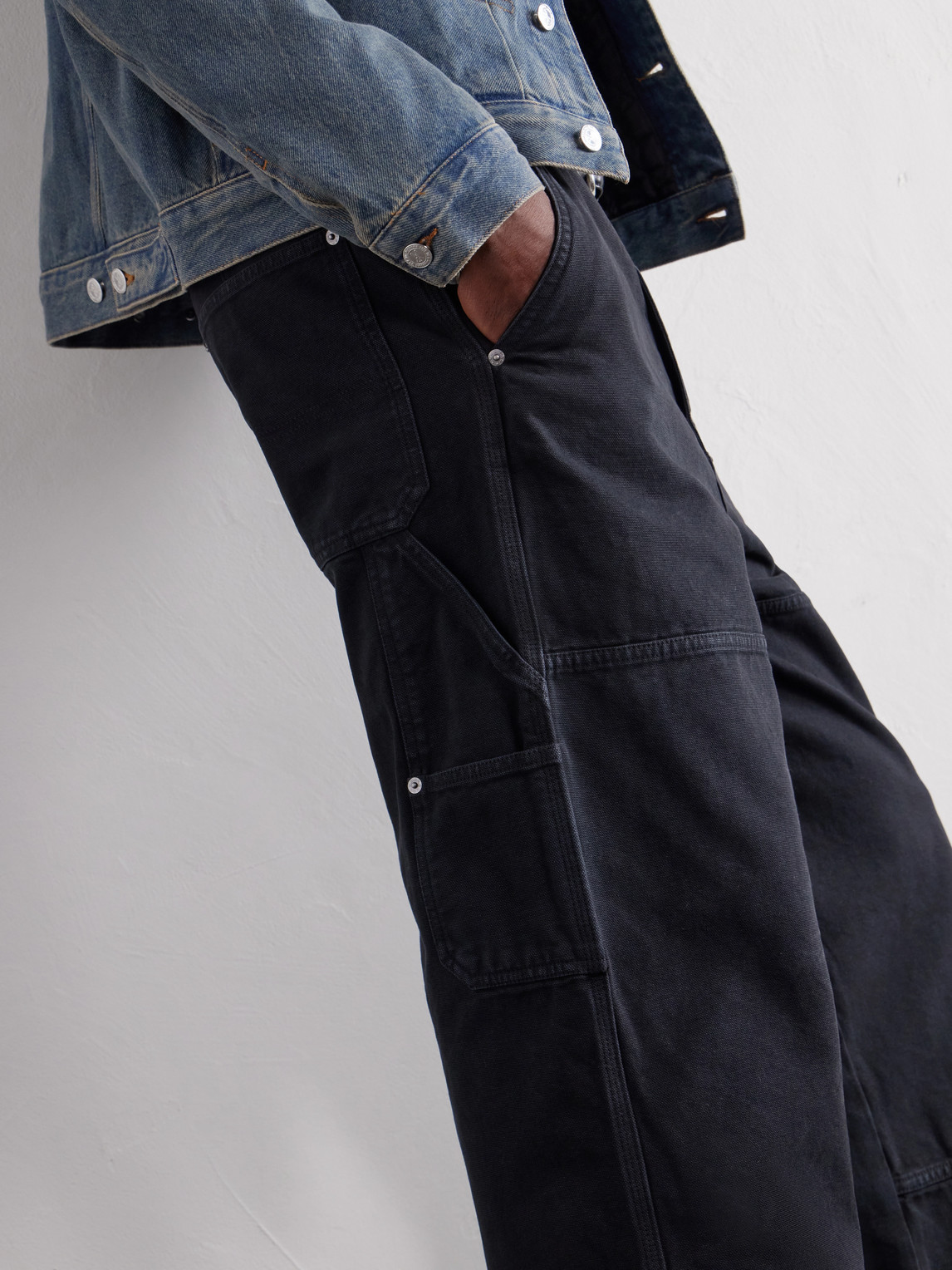 A.P.C. - Don Wide-Leg Panelled Jeans