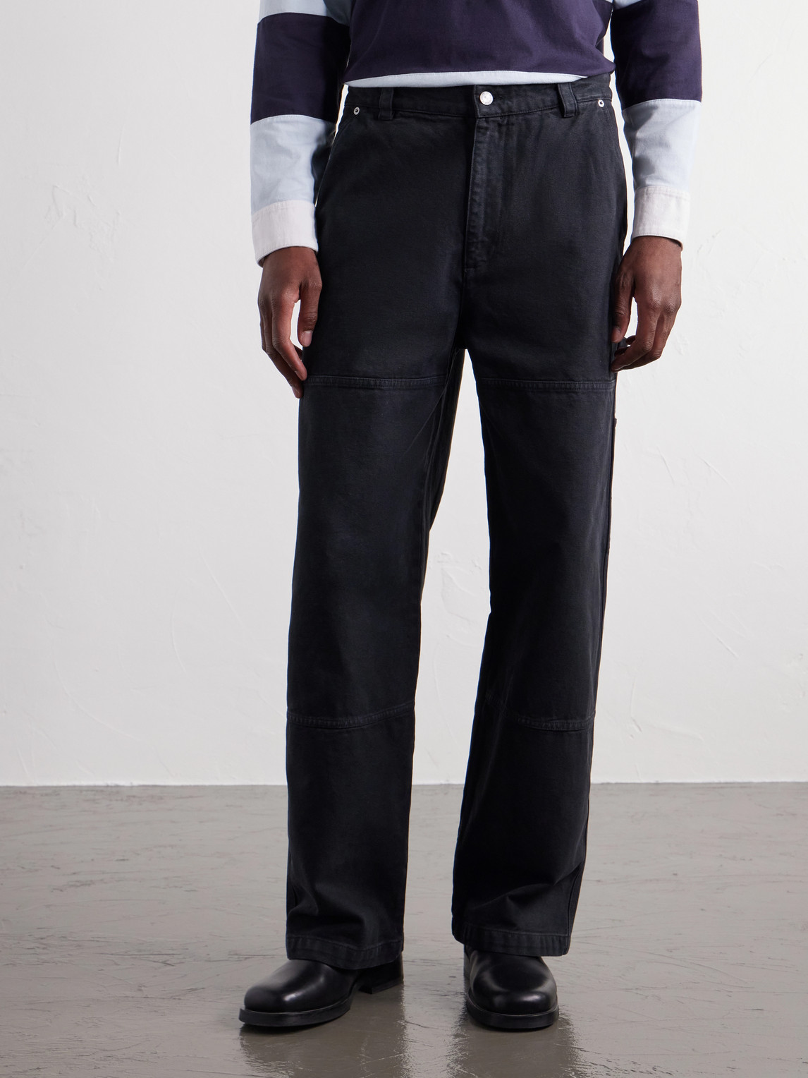 A.P.C. - Don Wide-Leg Panelled Jeans