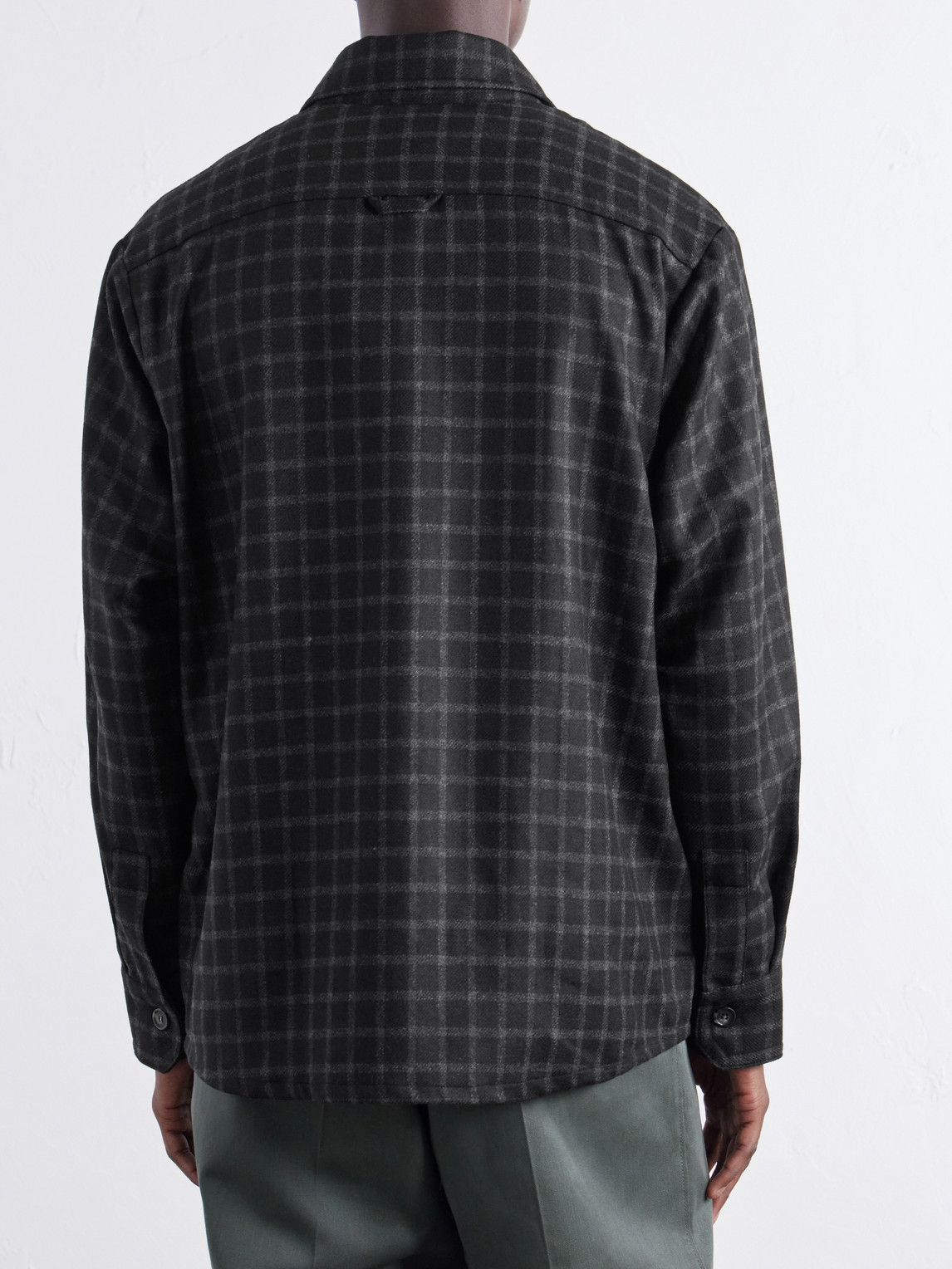 A.P.C. - Bobby Checked Wool-Blend Twill Shirt