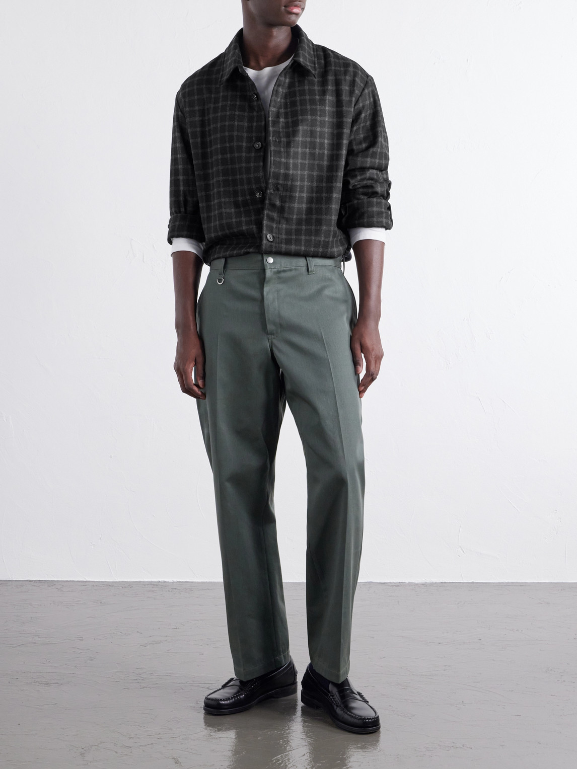 A.P.C. - Bobby Checked Wool-Blend Twill Shirt