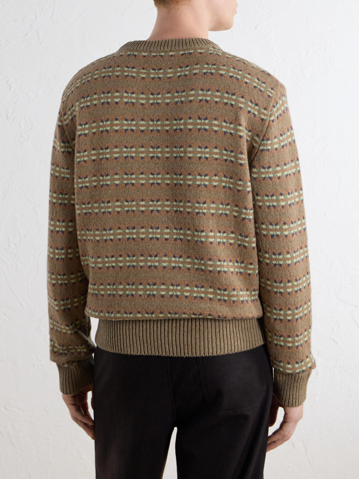 A.P.C. - Andre Striped Wool And Cotton-Blend Sweater