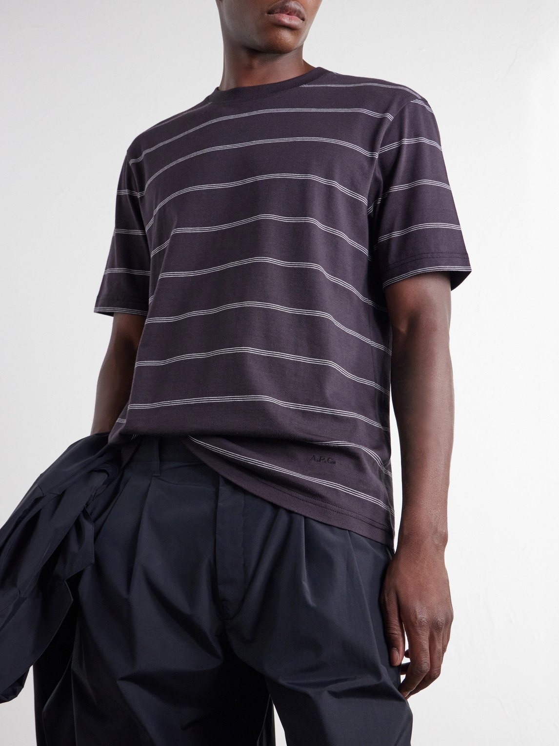 A.P.C. - Ali Striped Cotton-Jersey T-Shirt