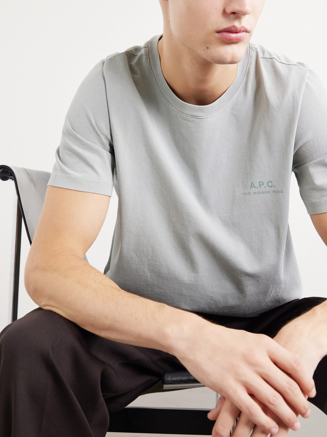 A.P.C. - Gabby Logo-Print Cotton Jersey T-Shirt