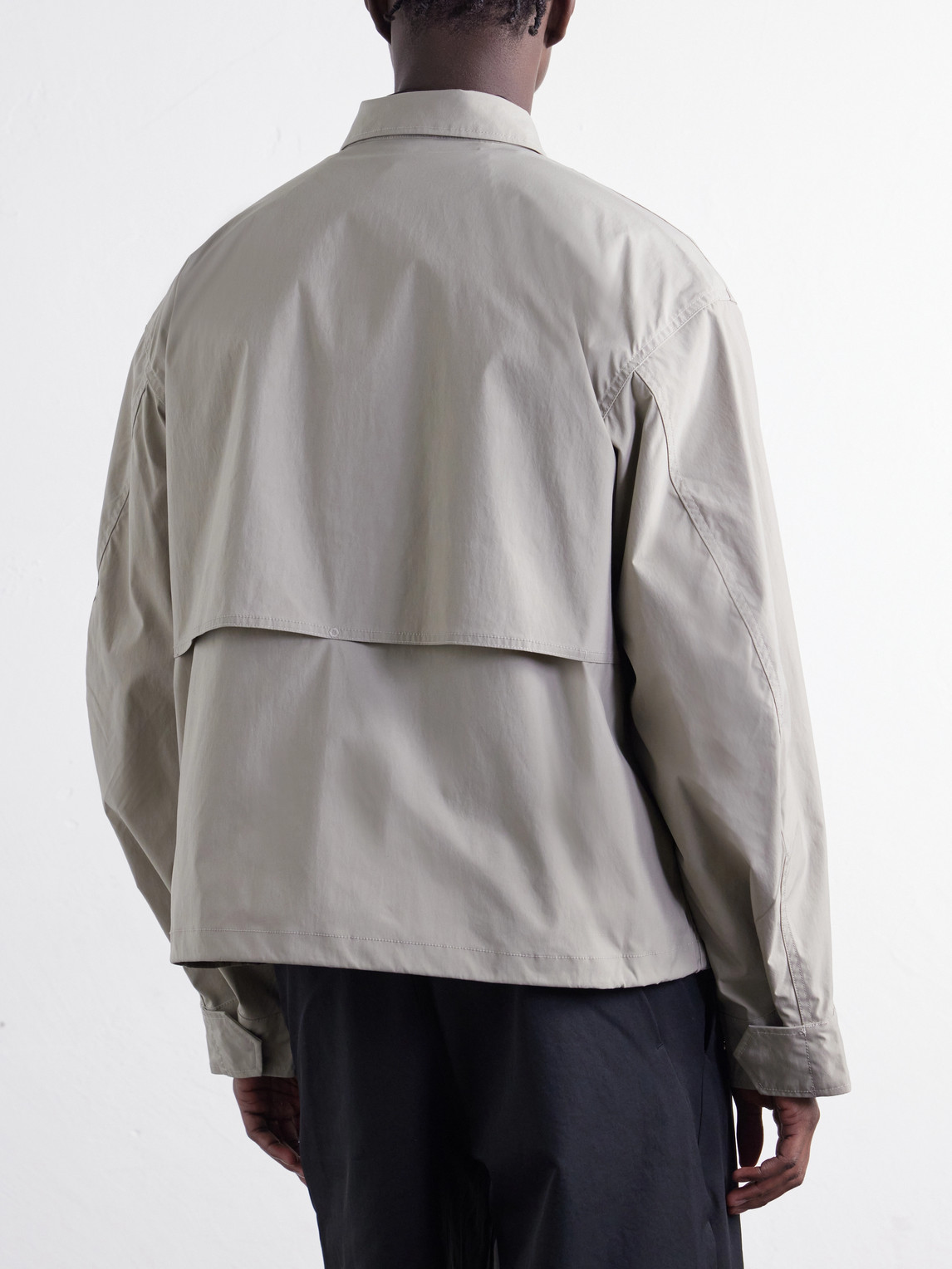 Goldwin Shell Ski Jacket In Gray