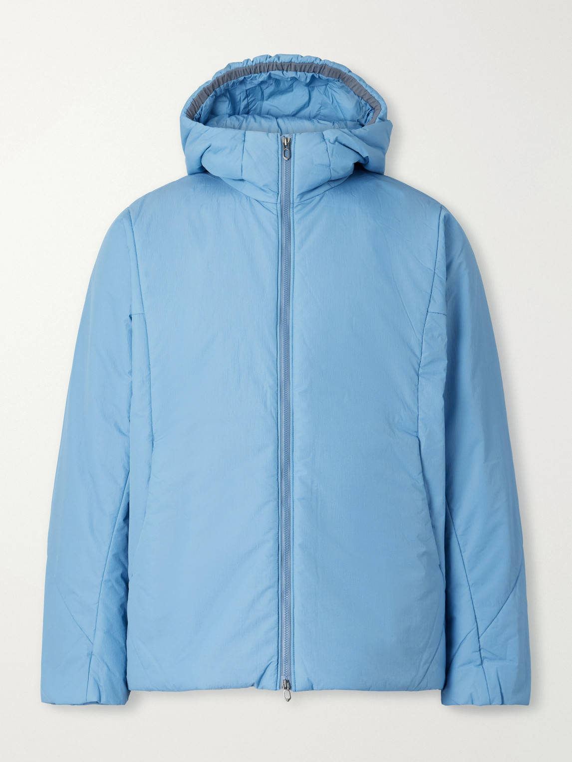 Goldwin Tsubai Hooded Padded Shell Ski Jacket In Blue