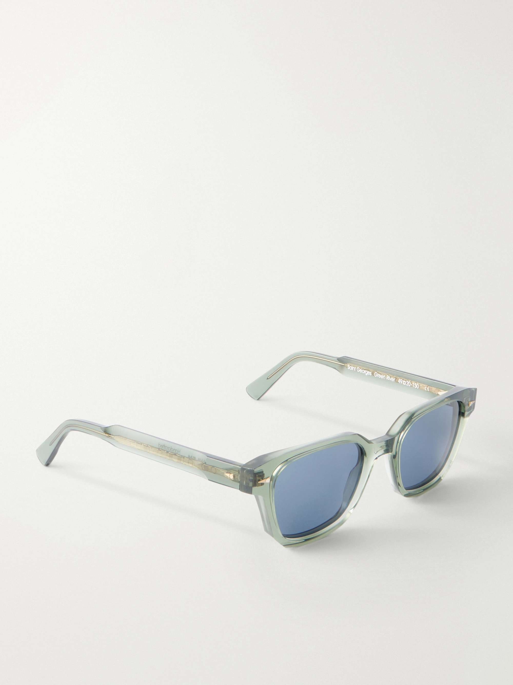 AHLEM Saint Georges D-Frame Tortoiseshell Acetate Sunglasses for